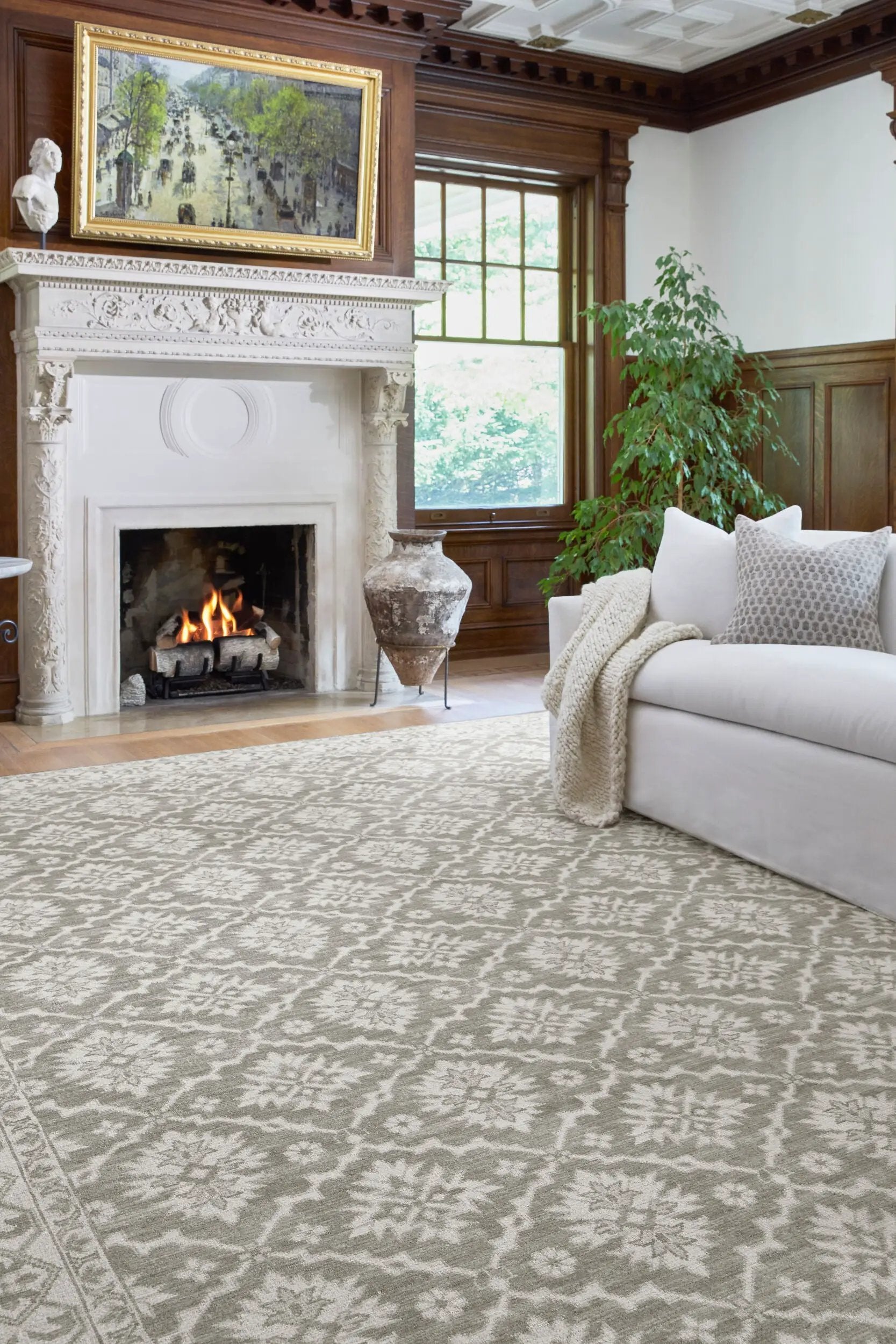 Aram NBAR-2304 Gray Arae Rug by Nabela Noor Home x LIVABLISS