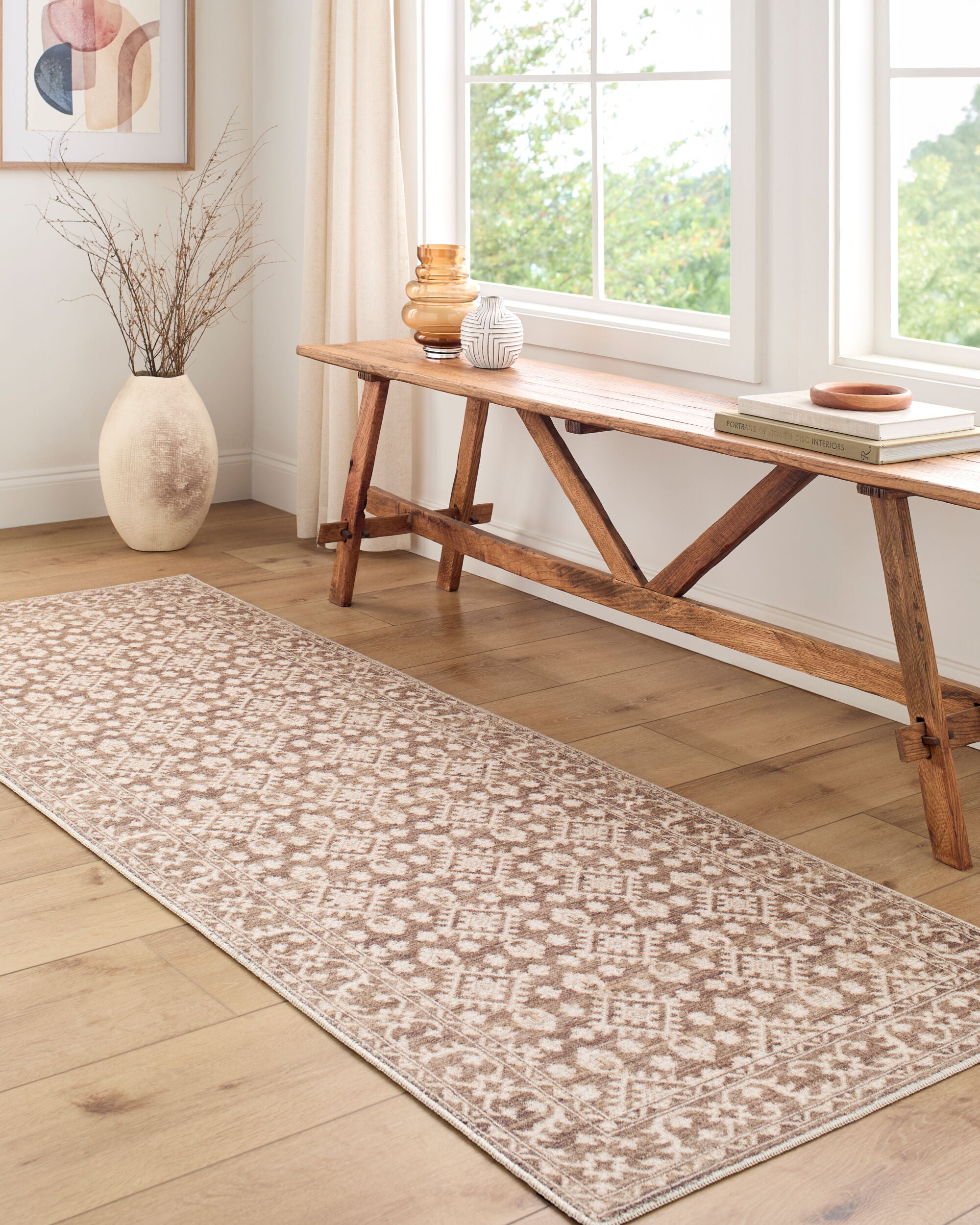 Nabela Noor Home x Livabliss Aram NBAR-2307 Dark Brown Area Rug