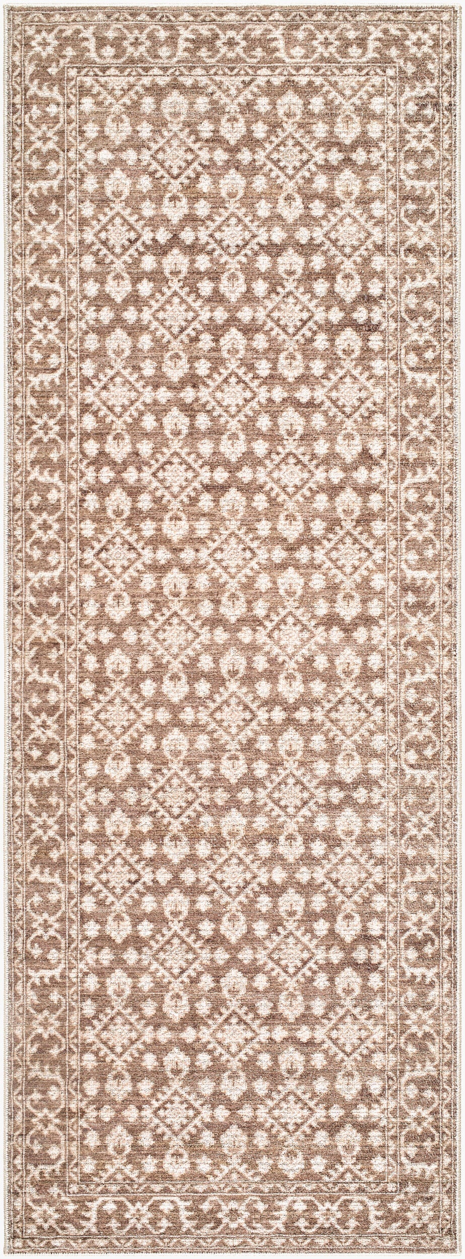 Nabela Noor Home x Livabliss Aram NBAR-2307 Dark Brown Area Rug