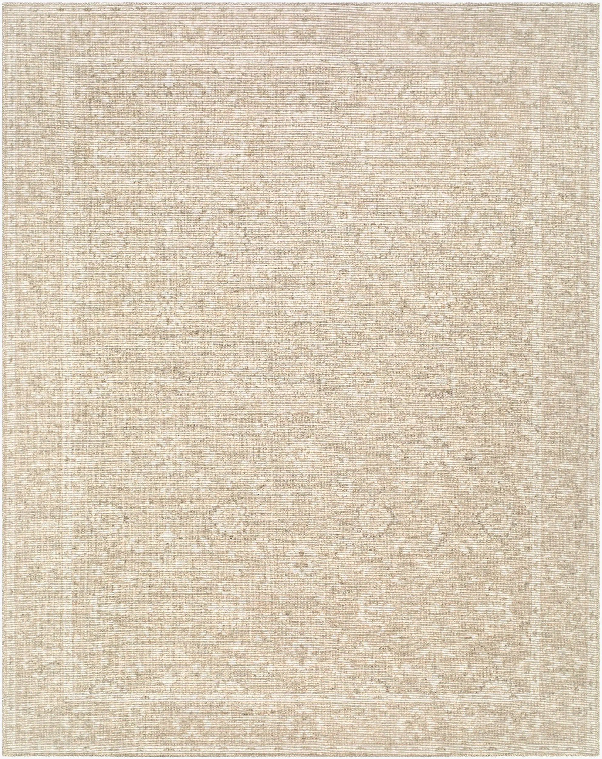 Asha NBAS-2300 Oatmeal Area Rug by Nabela Noor Home x LIVABLISS