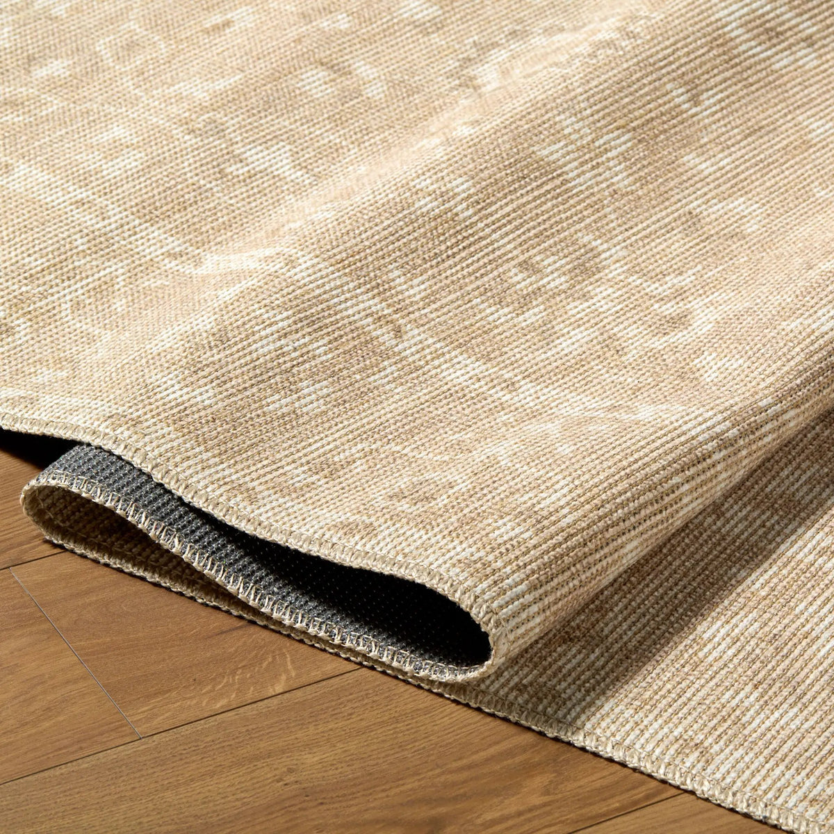Asha NBAS-2300 Oatmeal Area Rug by Nabela Noor Home x LIVABLISS