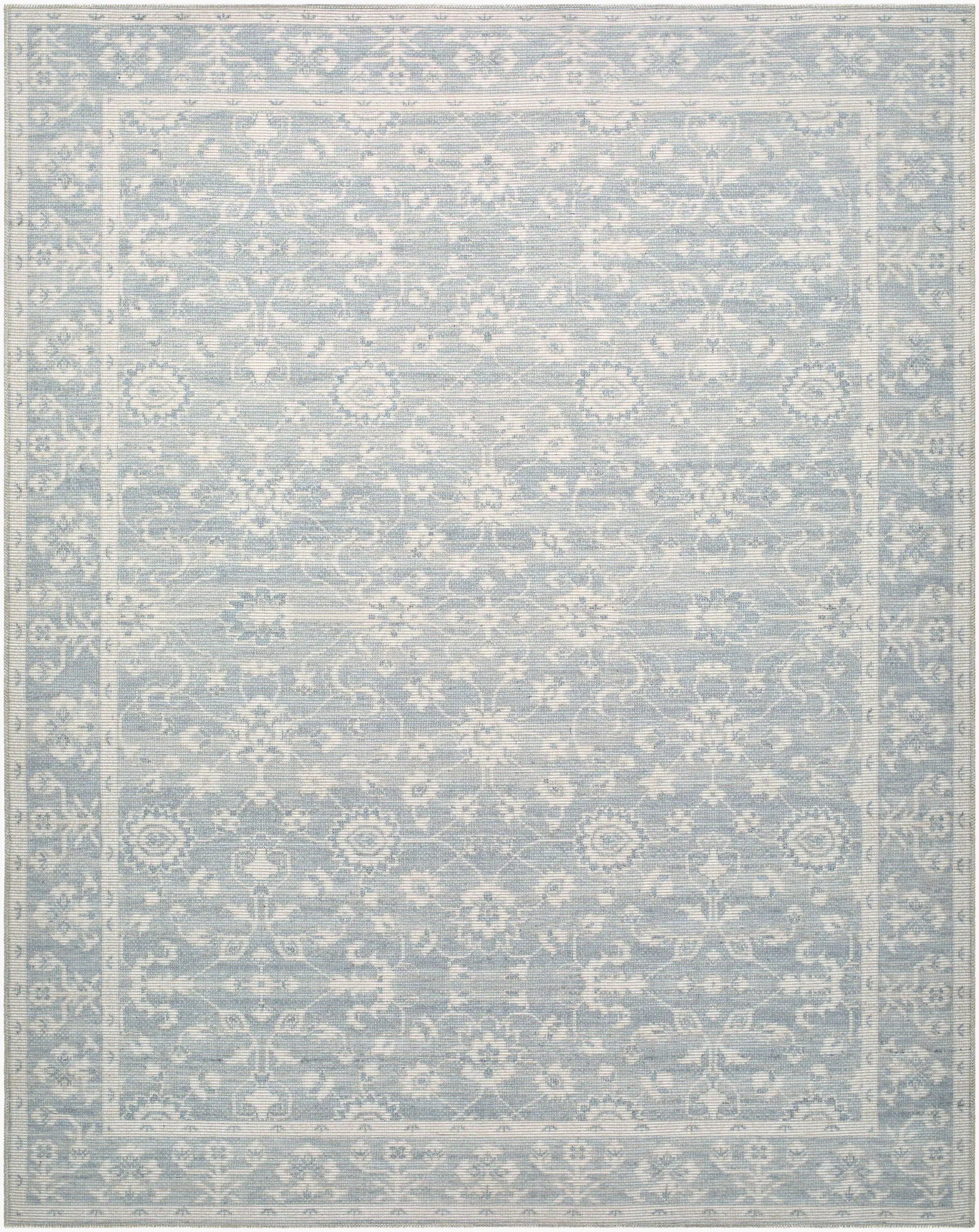 Asha NBAS-2302 Sky Blue Area Rug by Nabela Noor Home x LIVABLISS