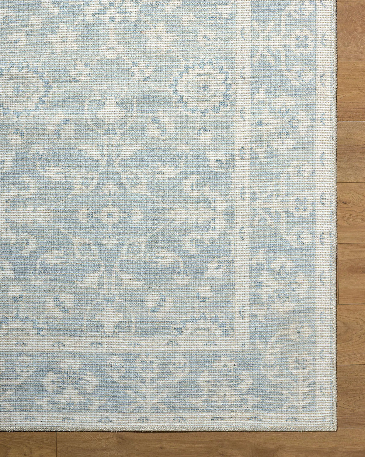Asha NBAS-2302 Sky Blue Area Rug by Nabela Noor Home x LIVABLISS