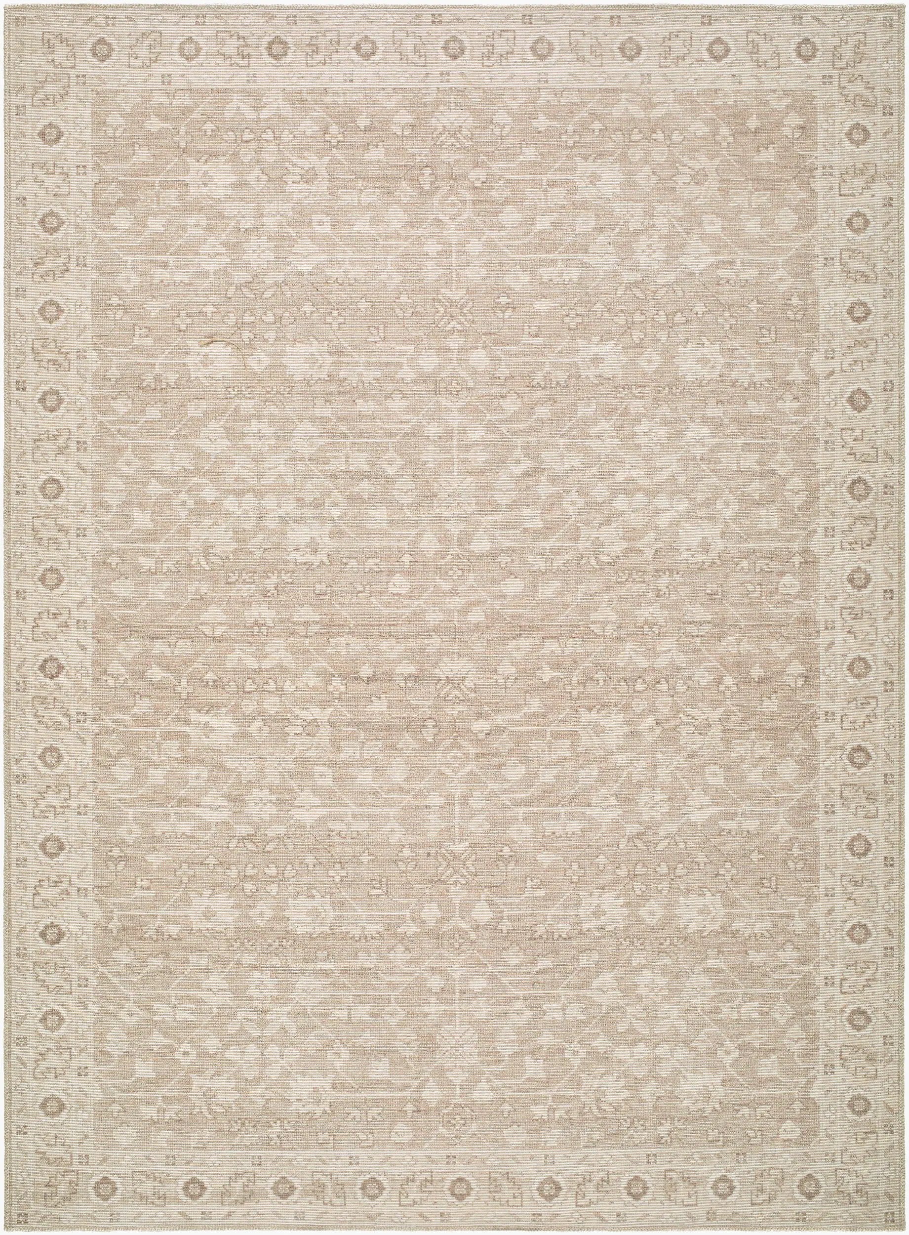 Asha NBAS-2303 Taupe Area Rug by Nabela Noor Home x LIVABLISS