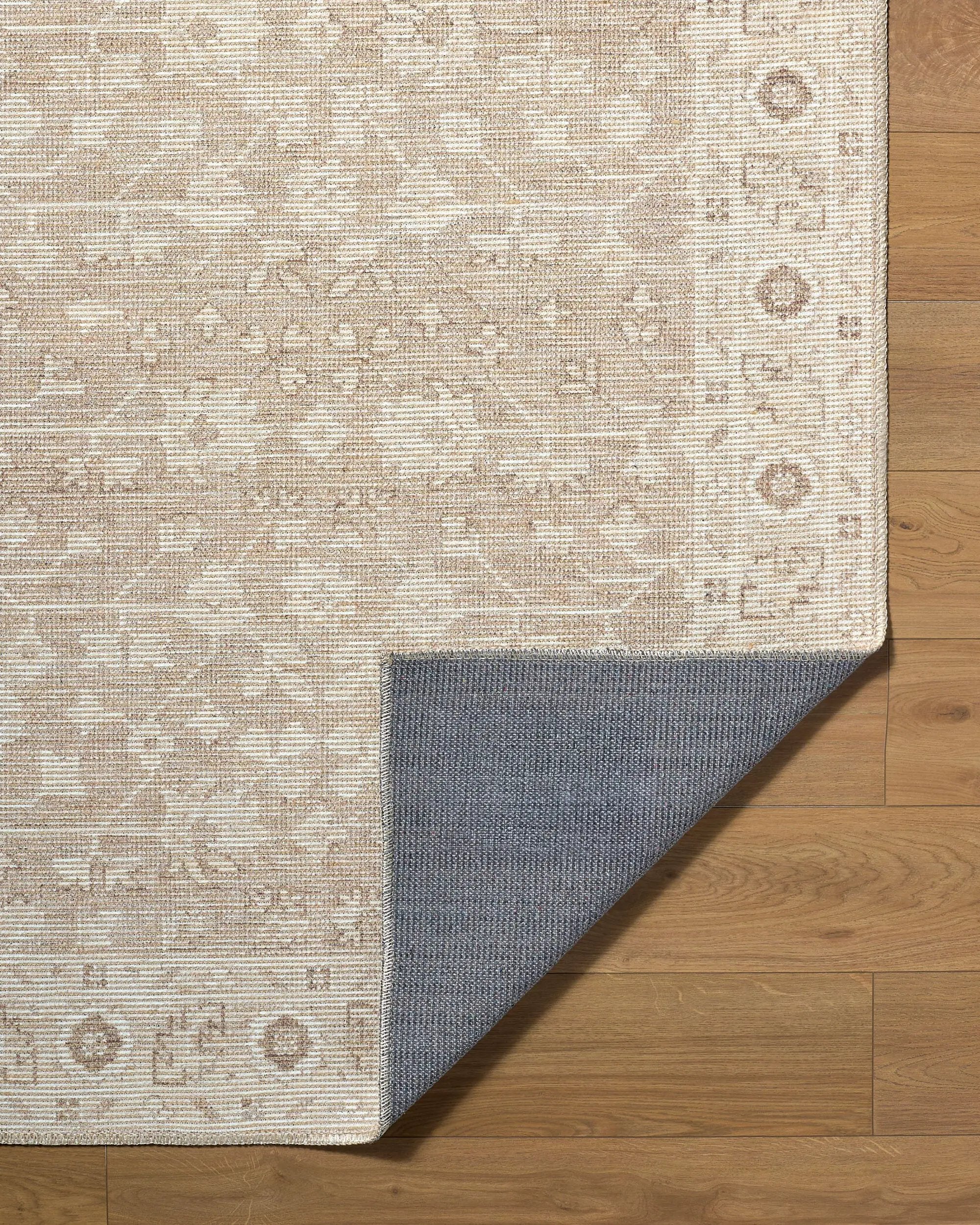 Asha NBAS-2303 Taupe Area Rug by Nabela Noor Home x LIVABLISS