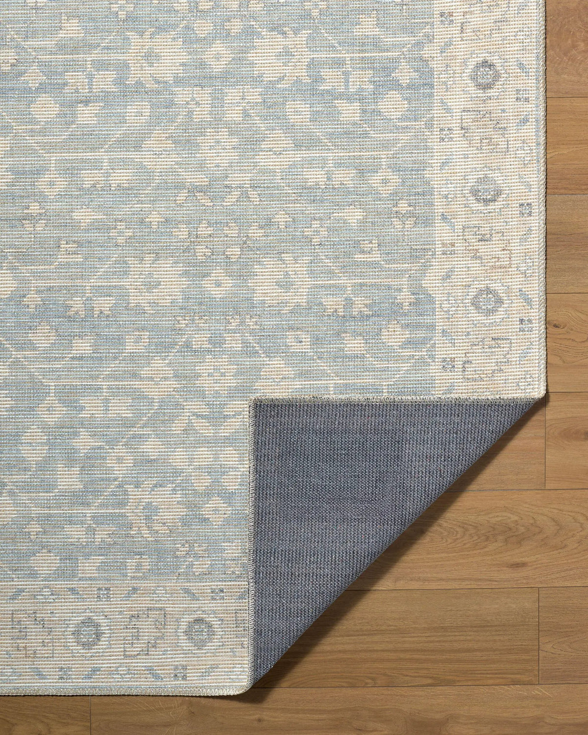 Asha NBAS-2304 Sky Blue Area Rug by Nabela Noor Home x LIVABLISS