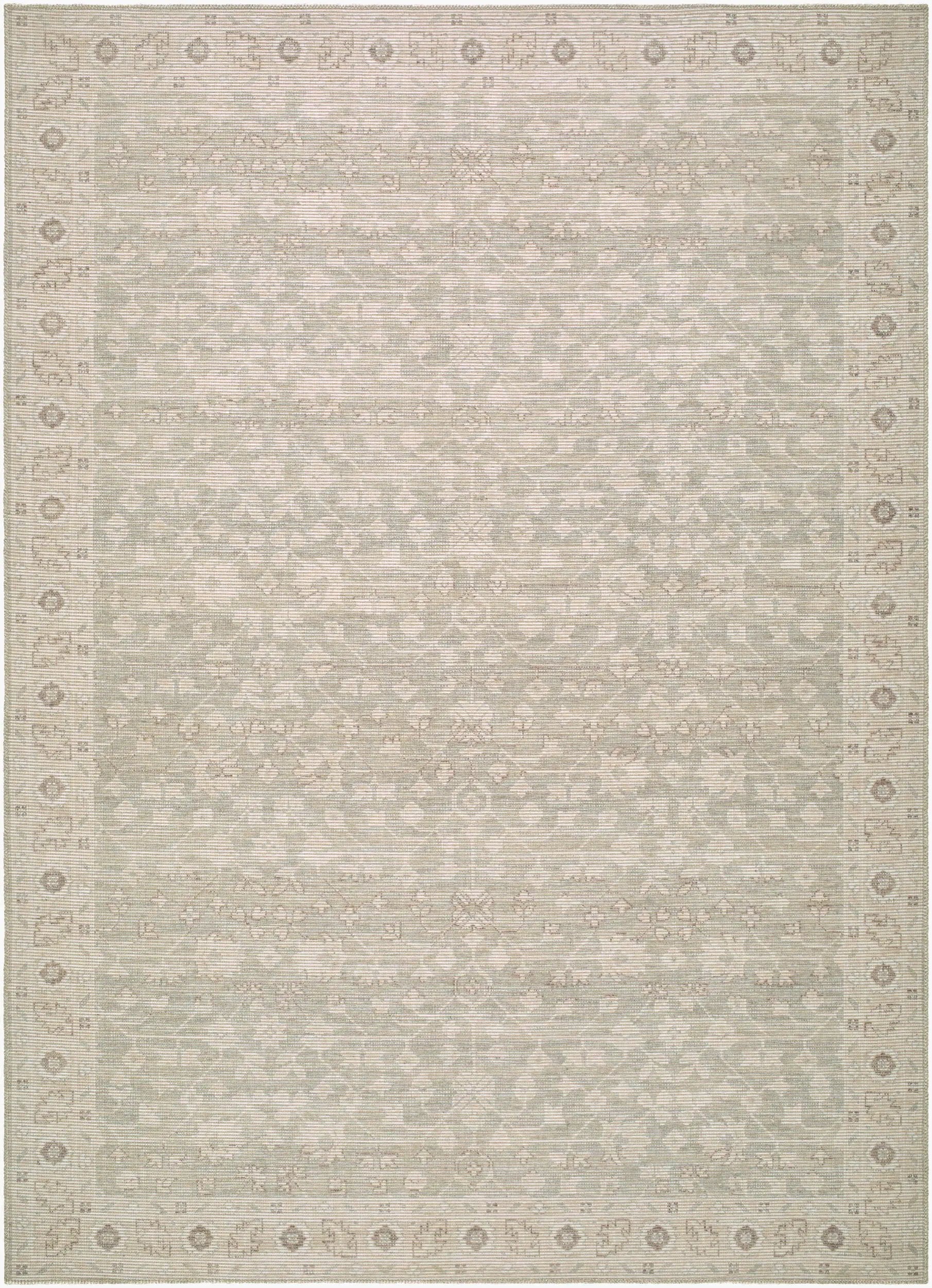 Asha NBAS-2305 Sage Area Rug by Nabela Noor Home x LIVABLISS