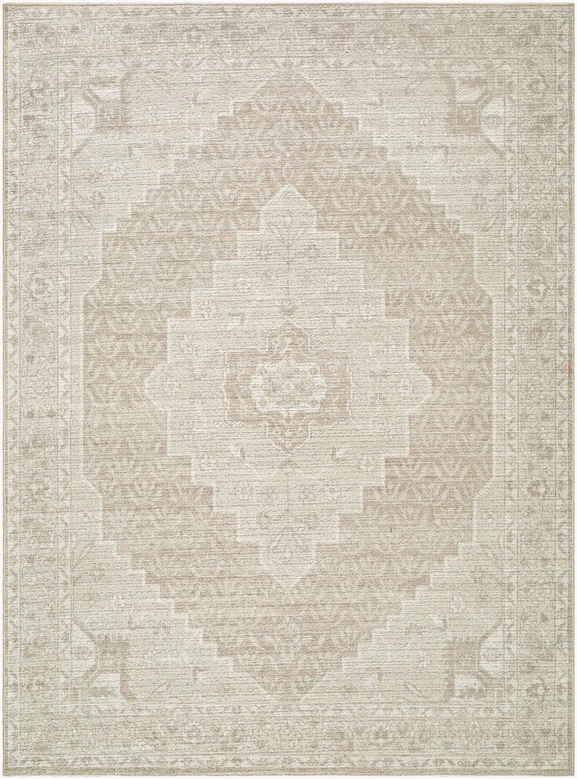 Athiyo NBAT-2300 Tan Area Rug by Nabela Noor Home x LIVABLISS