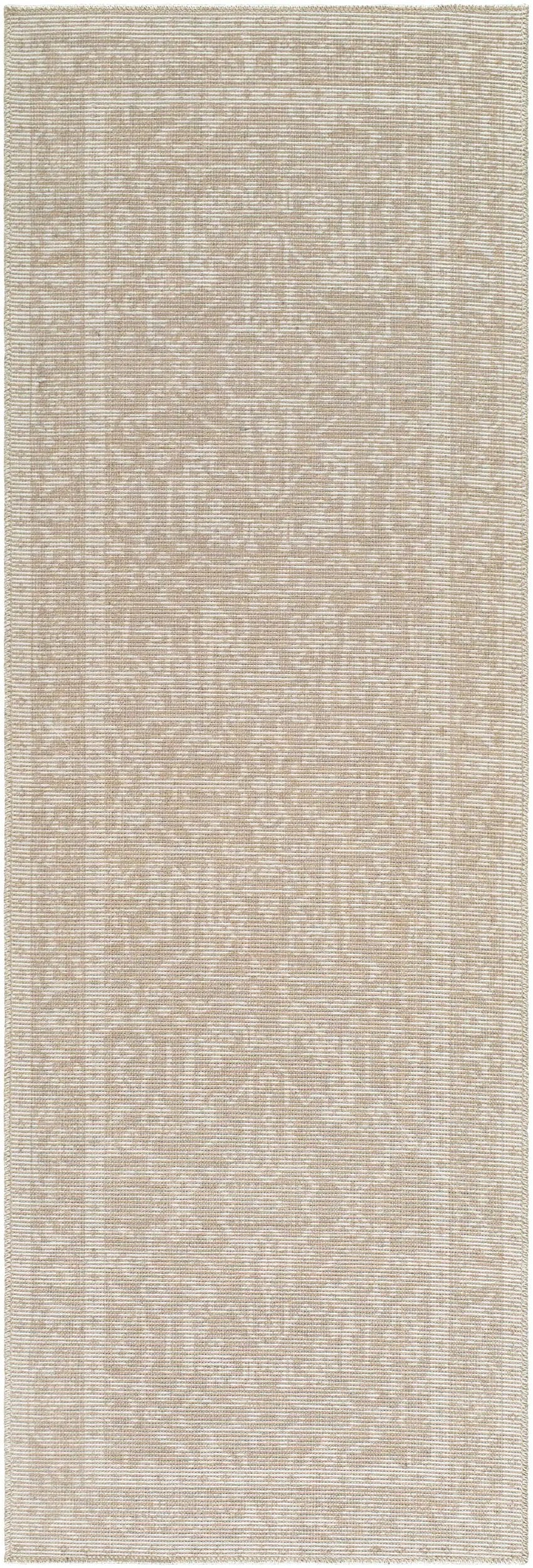 Athiyo NBAT-2302 Oatmeal Area Rug by Nabela Noor Home x LIVABLISS
