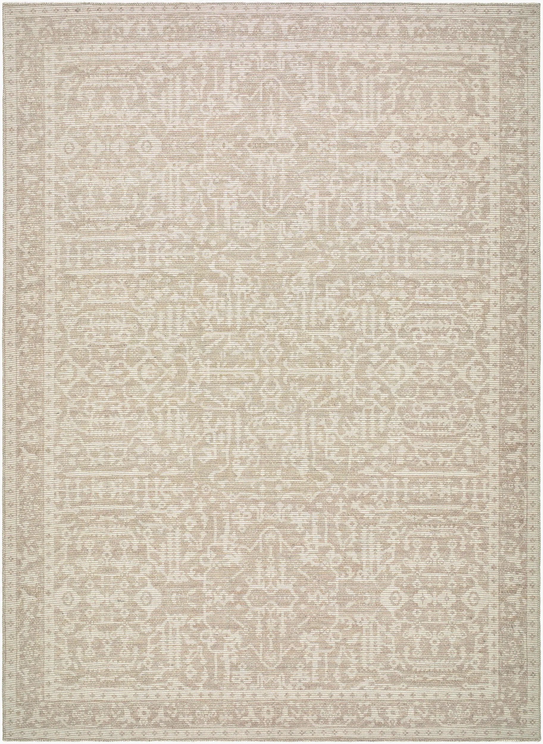 Athiyo NBAT-2302 Oatmeal Area Rug by Nabela Noor Home x LIVABLISS