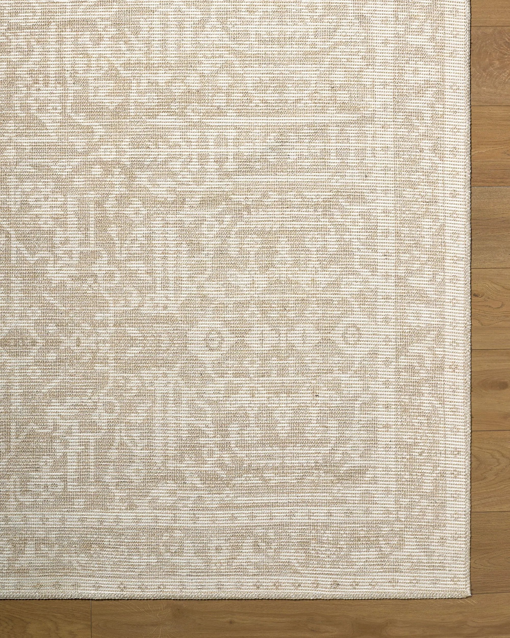 Athiyo NBAT-2302 Oatmeal Area Rug by Nabela Noor Home x LIVABLISS