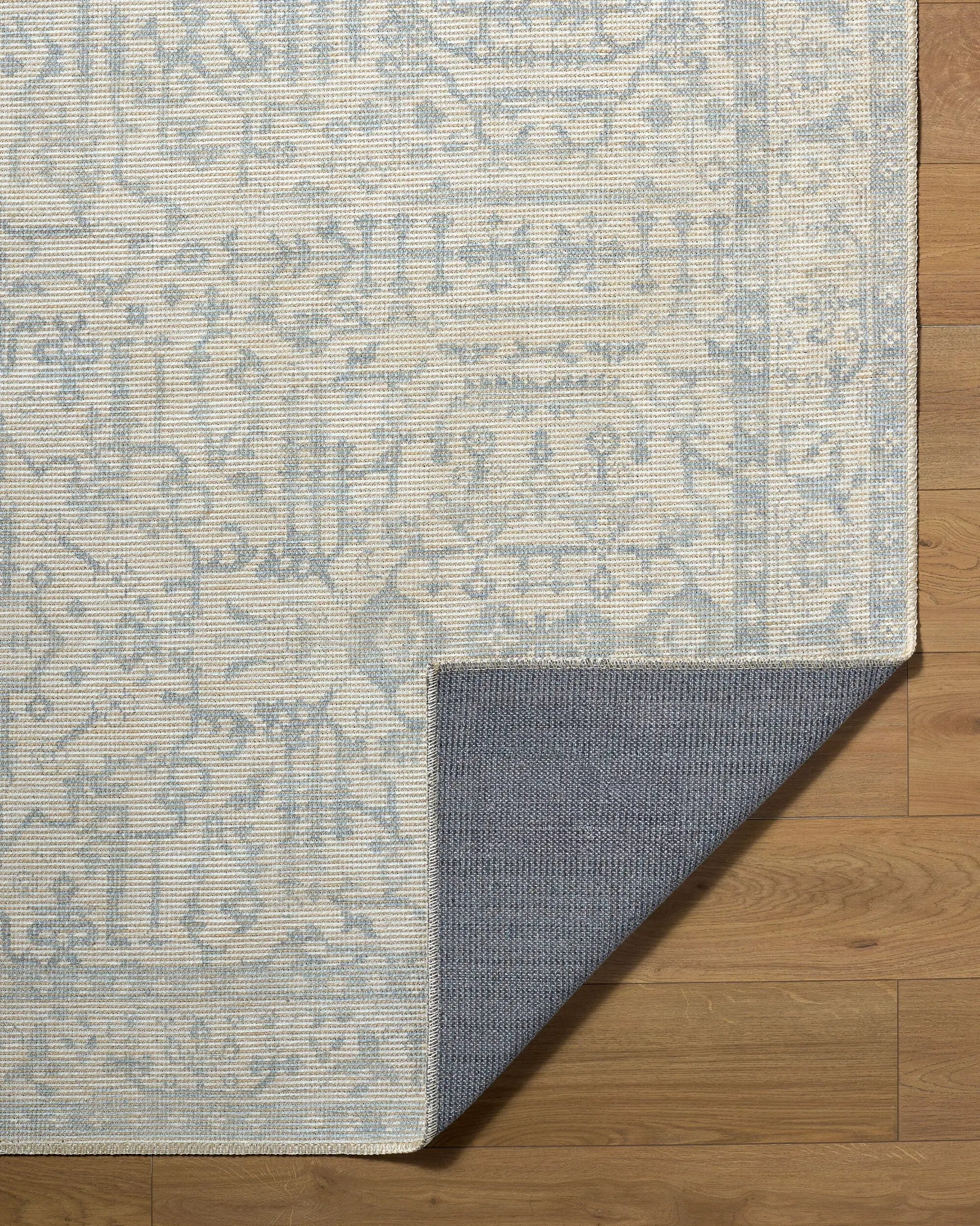 Athiyo NBAT-2304 Sky Blue Area Rug by Nabela Noor Home x LIVABLISS