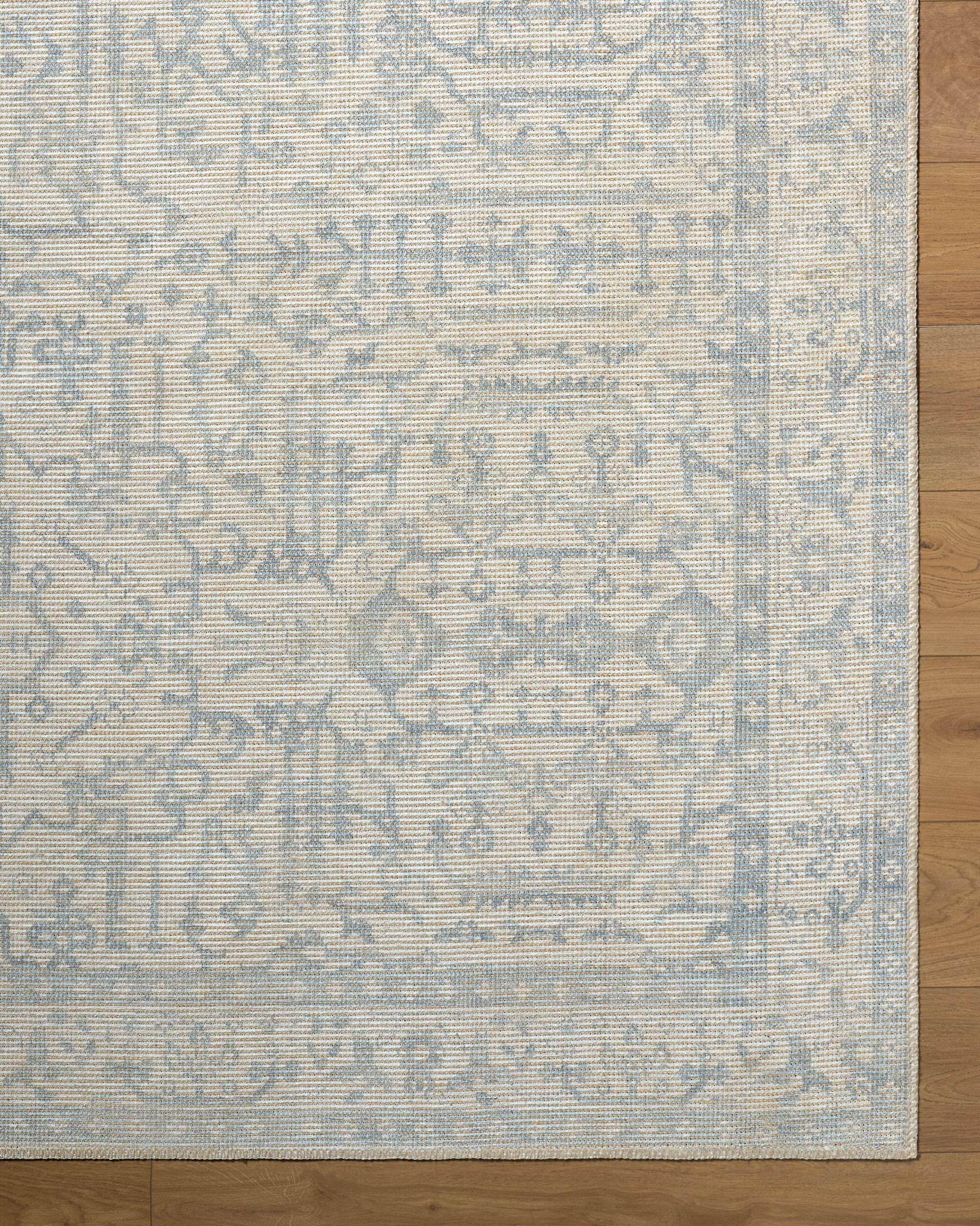 Nabela Noor Home x Livabliss Athiyo NBAT-2304 Sky Blue Area Rug