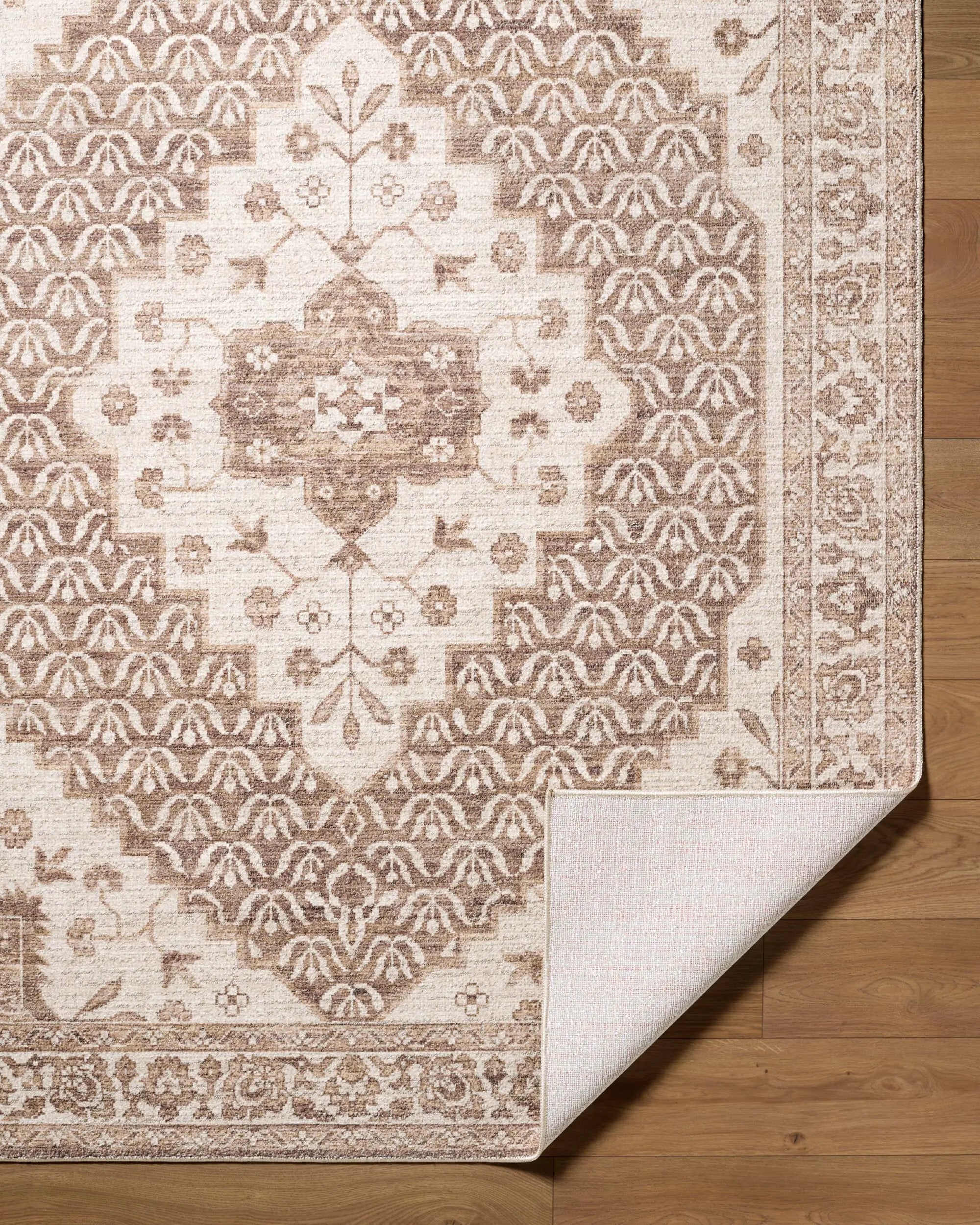 Athiyo NBAT-2305 Dark Brown Area Rug by Nabela Noor Home x LIVABLISS