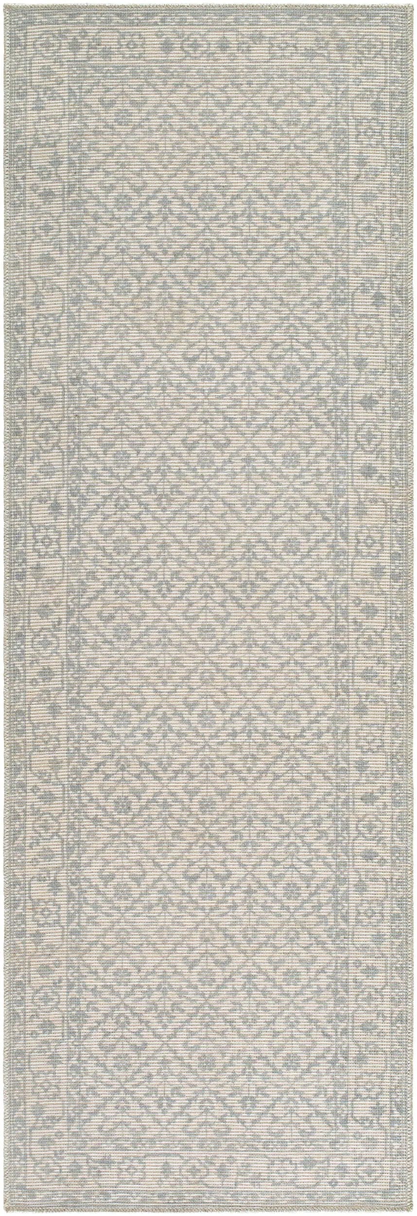 Maan NBMA-2302 Sky Blue Area Rug by Nabela Noor Home x LIVABLISS