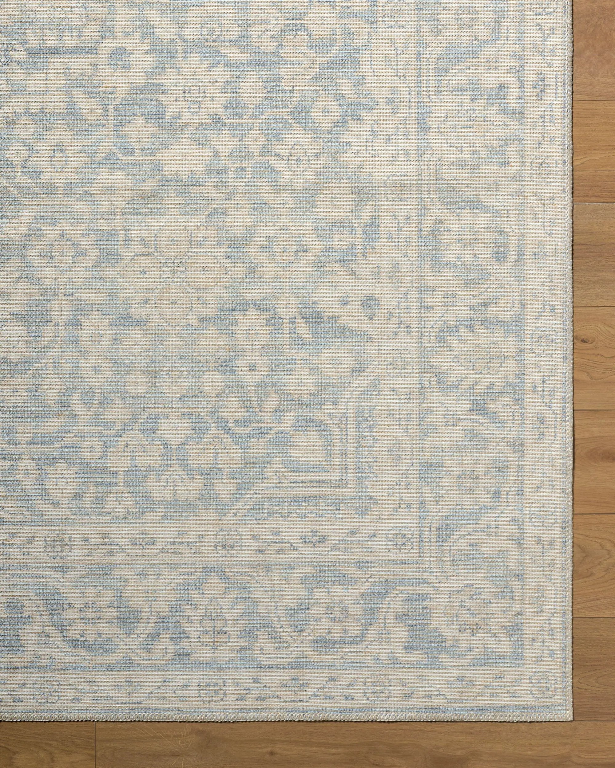Maan NBMA-2304 Sky Blue Area Rug by Nabela Noor Home x LIVABLISS
