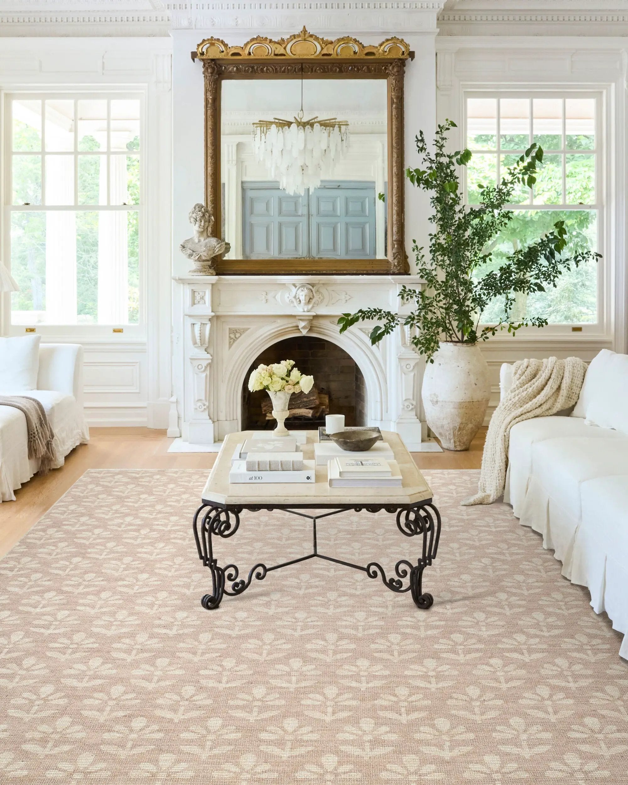 Maya NBMY-2300 Light Brown Area Rug by Nabela Noor Home x LIVABLISS
