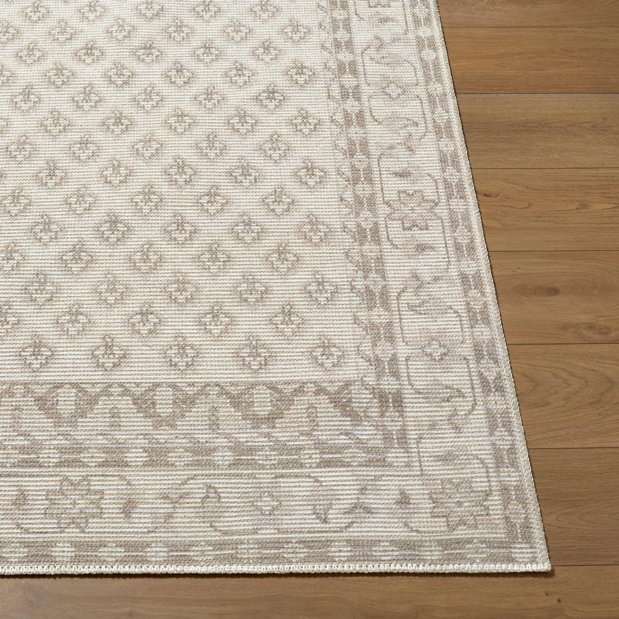 Shanti NBSH-2301 Off-White Area Rug by Nabela Noor Home x LIVABLISS