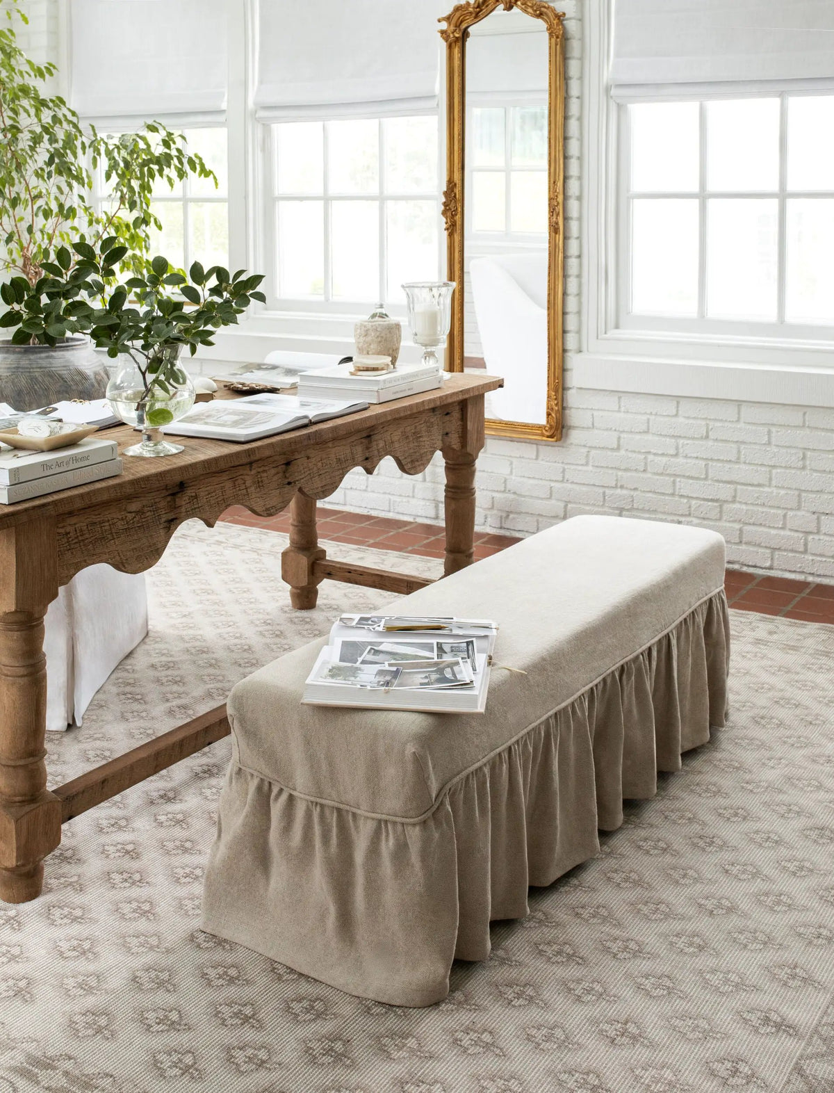 Shanti NBSH-2301 Off-White Area Rug by Nabela Noor Home x LIVABLISS