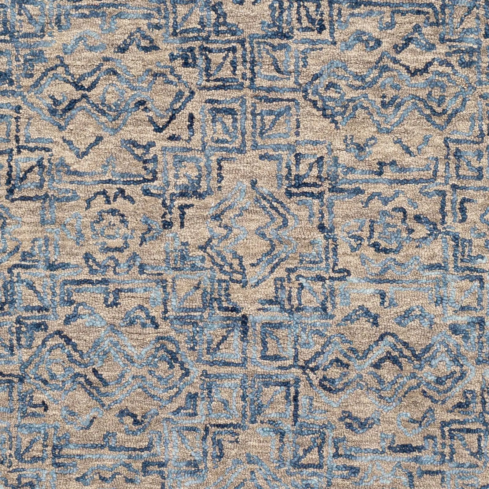 Newcastle NCS-2308 Dark-Blue Area Rug by LIVABLISS