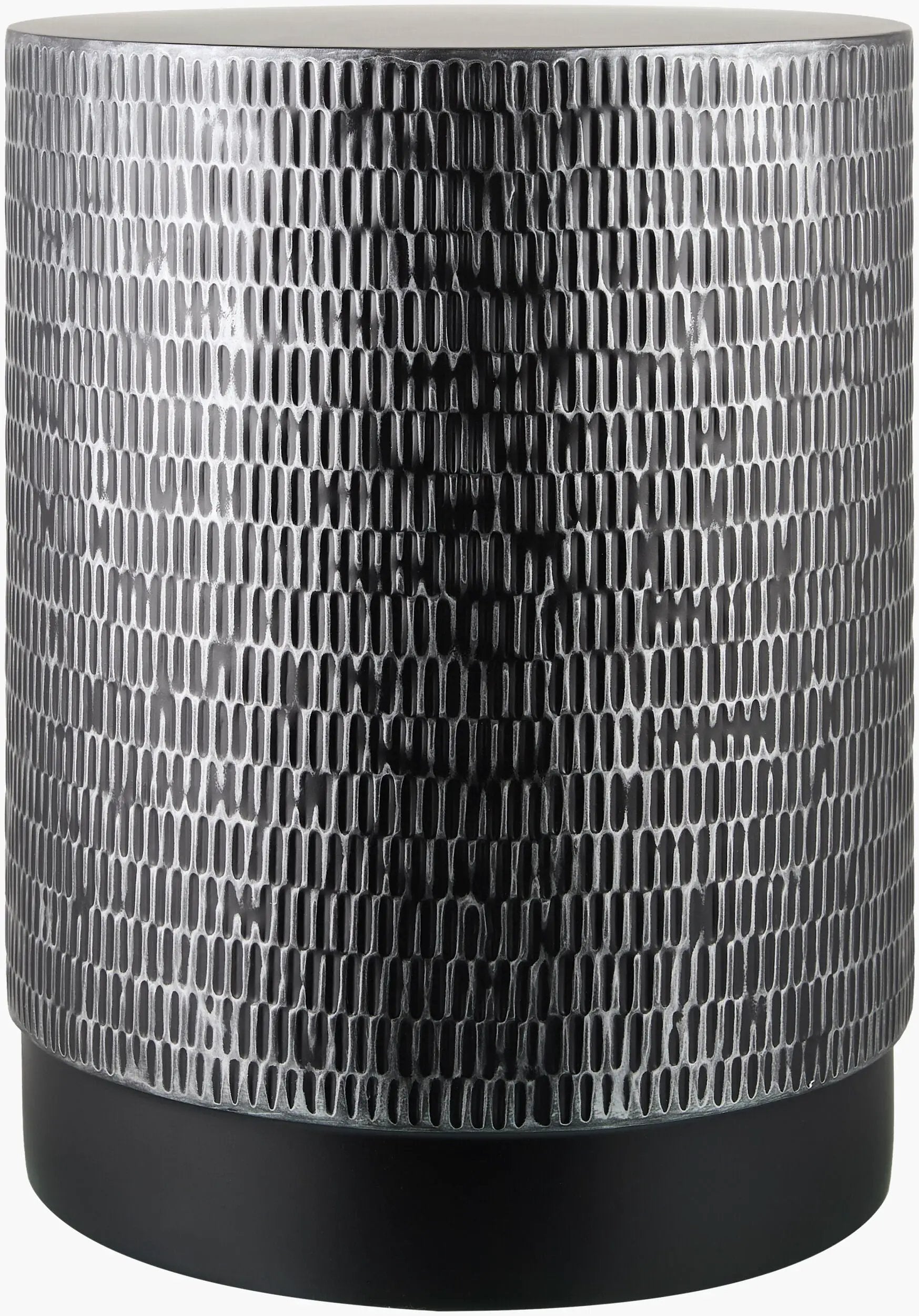 Amenet NEA-004 Silver Gray End Table by LIVABLISS