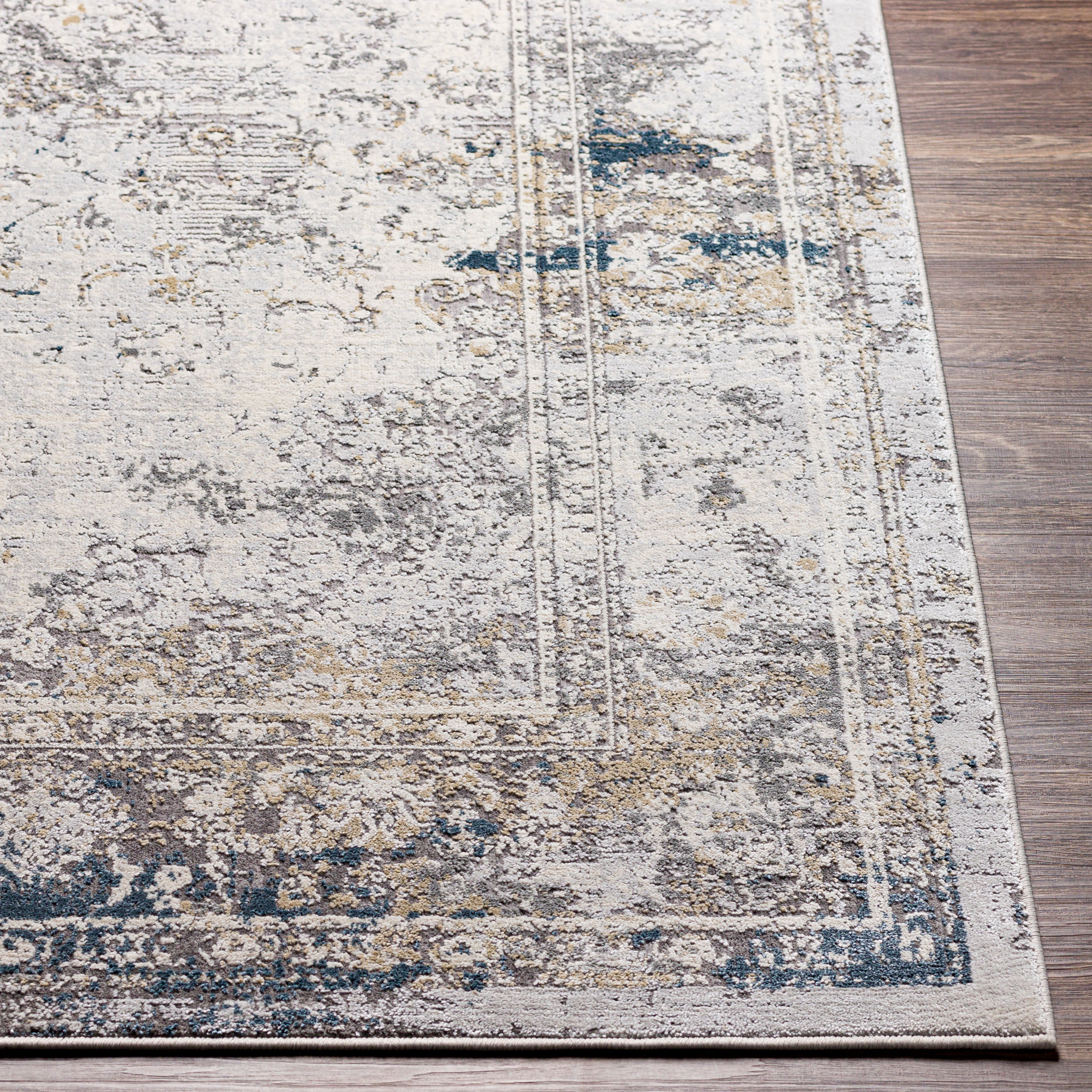 Surya Norland NLD-2317 Medium Gray Area Rug by LIVABLISS