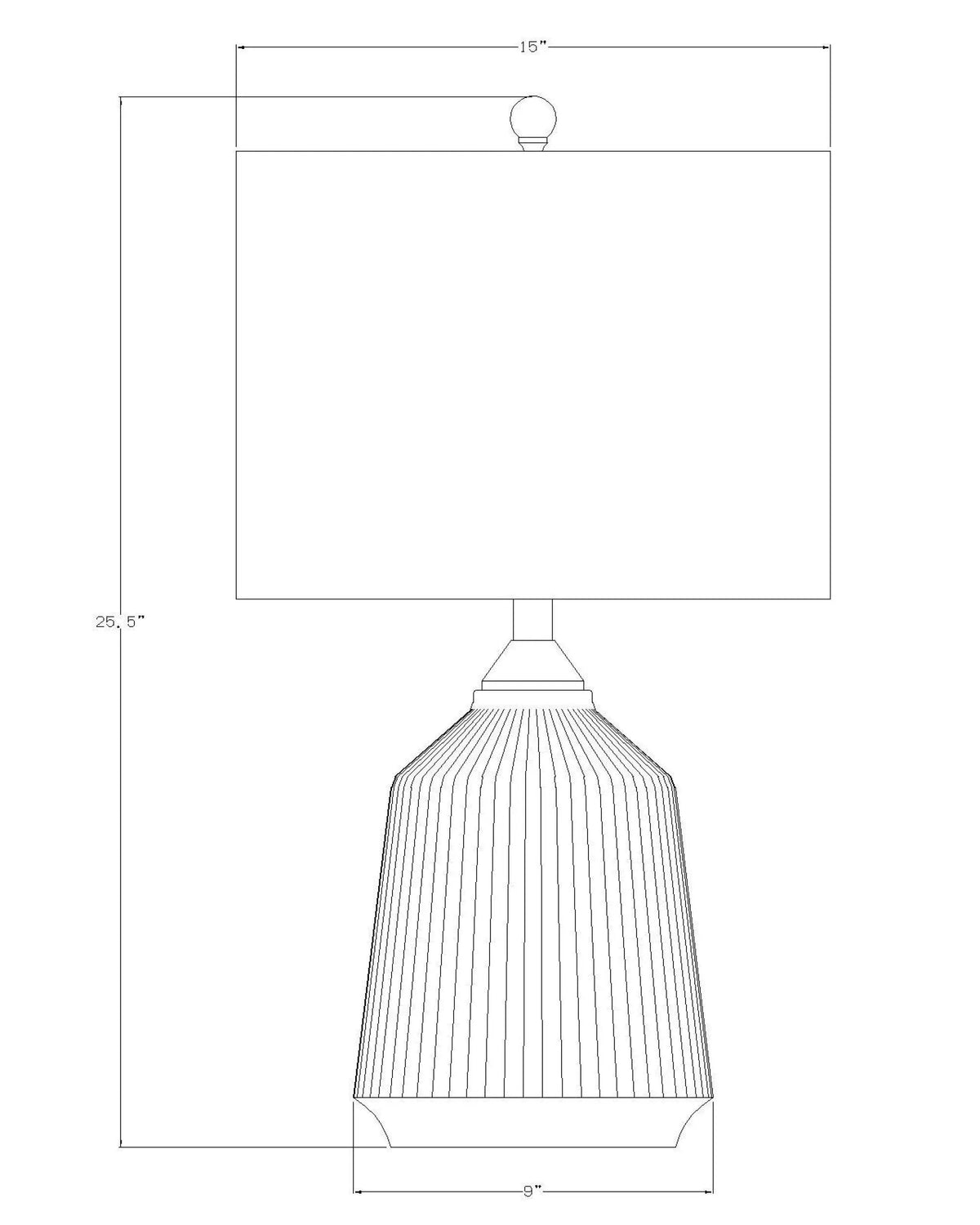 Lennon NNN-001 Accent Table Lamp by LIVABLISS