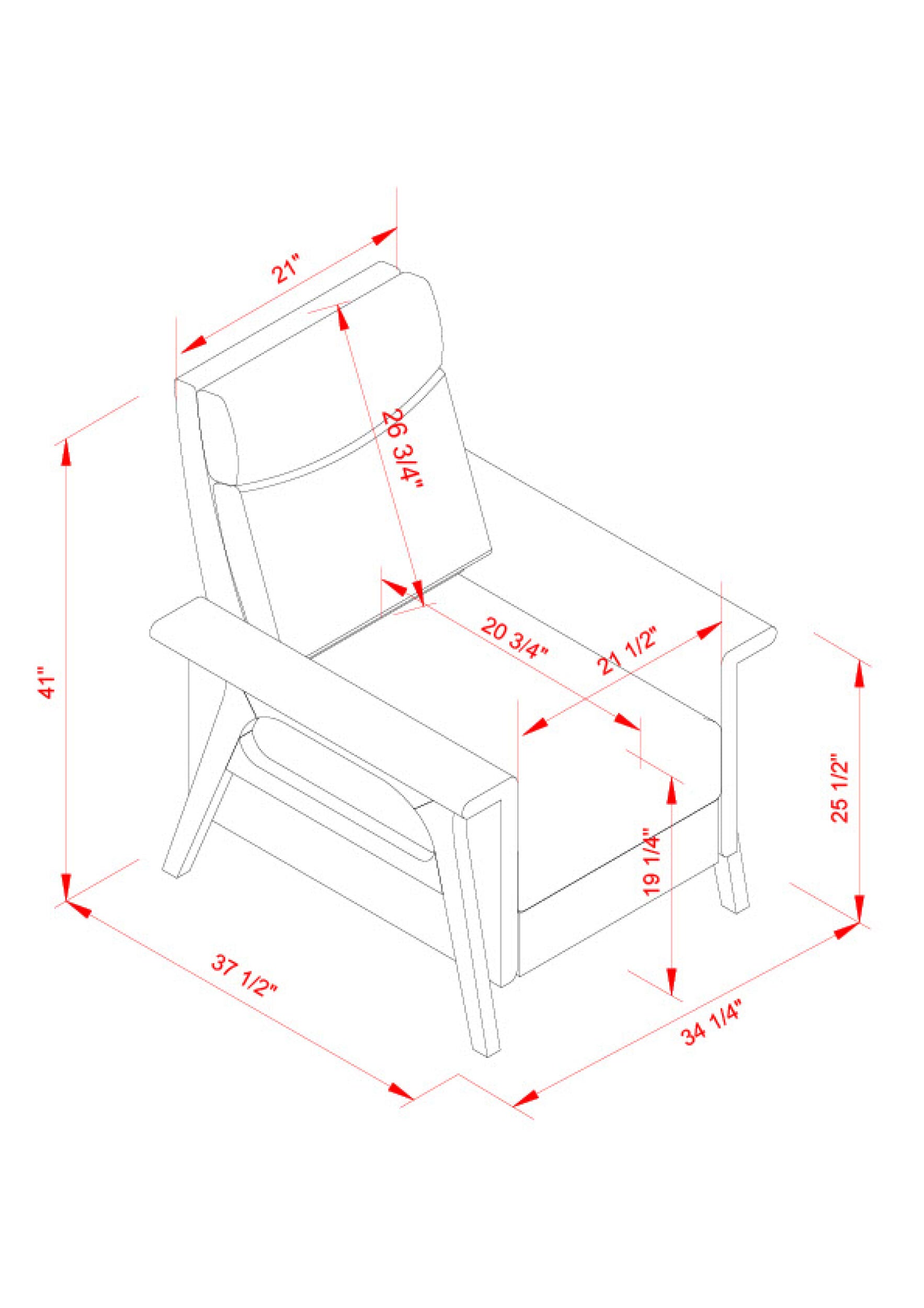 LIVABLISS Scot OCS-001 Accent Chair