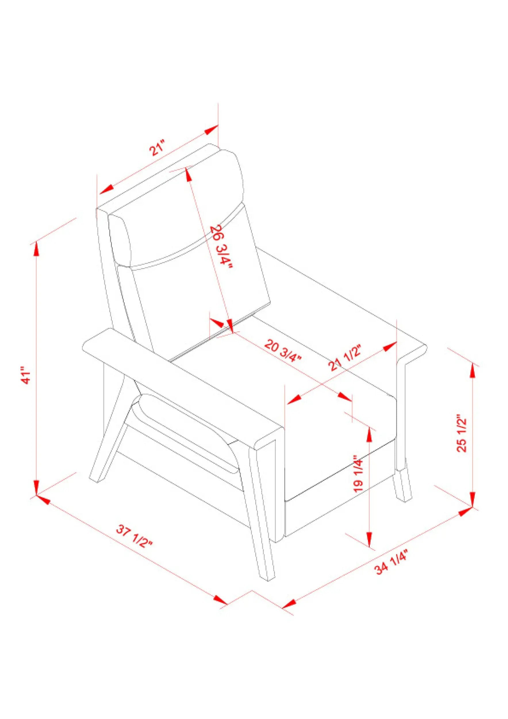 Scot OCS-001 Accent Chair by LIVABLISS