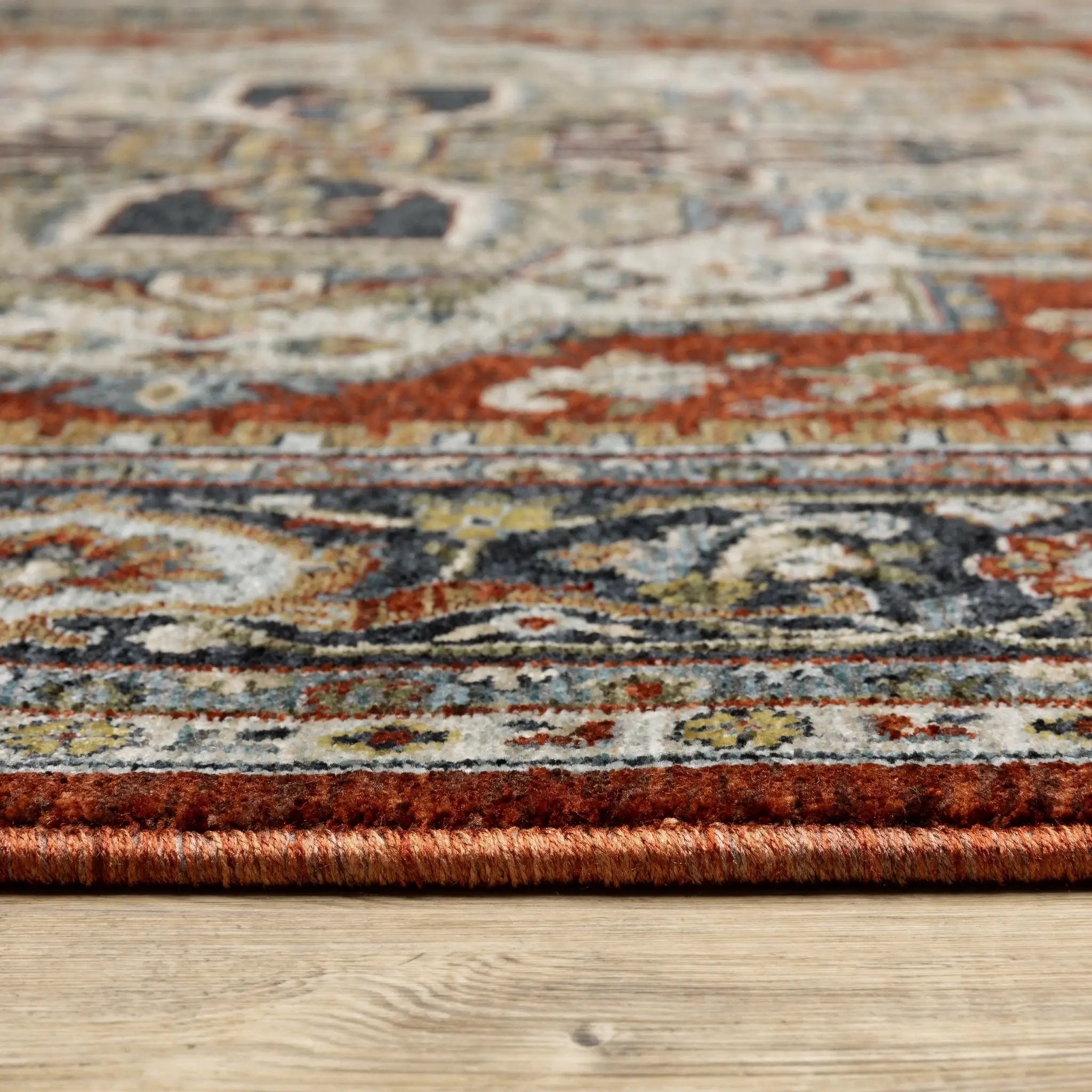Aberdeen 1144R Red/ Blue Area Rug by Oriental Weavers