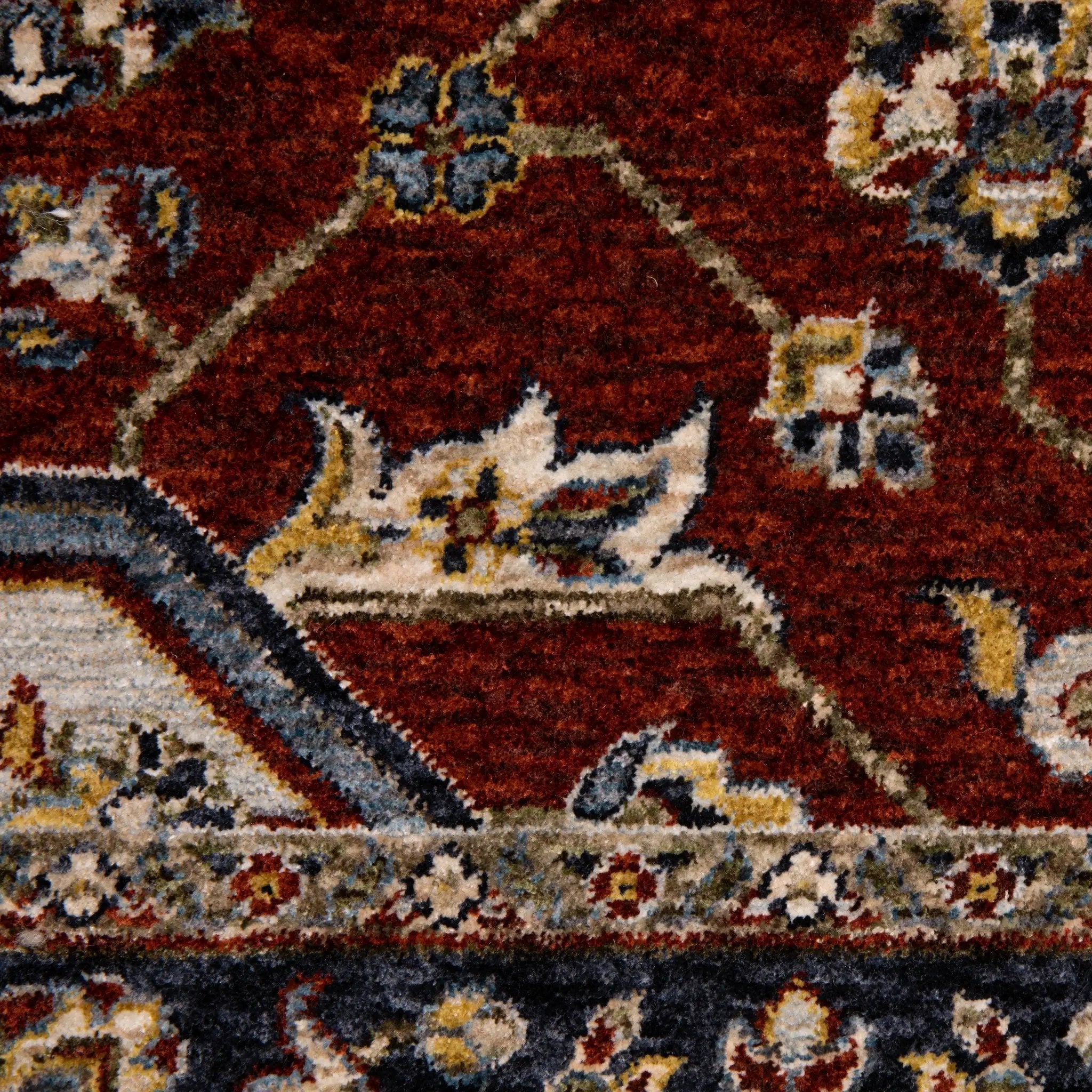 Aberdeen 4151R Red/ Blue Area Rug by Oriental Weavers