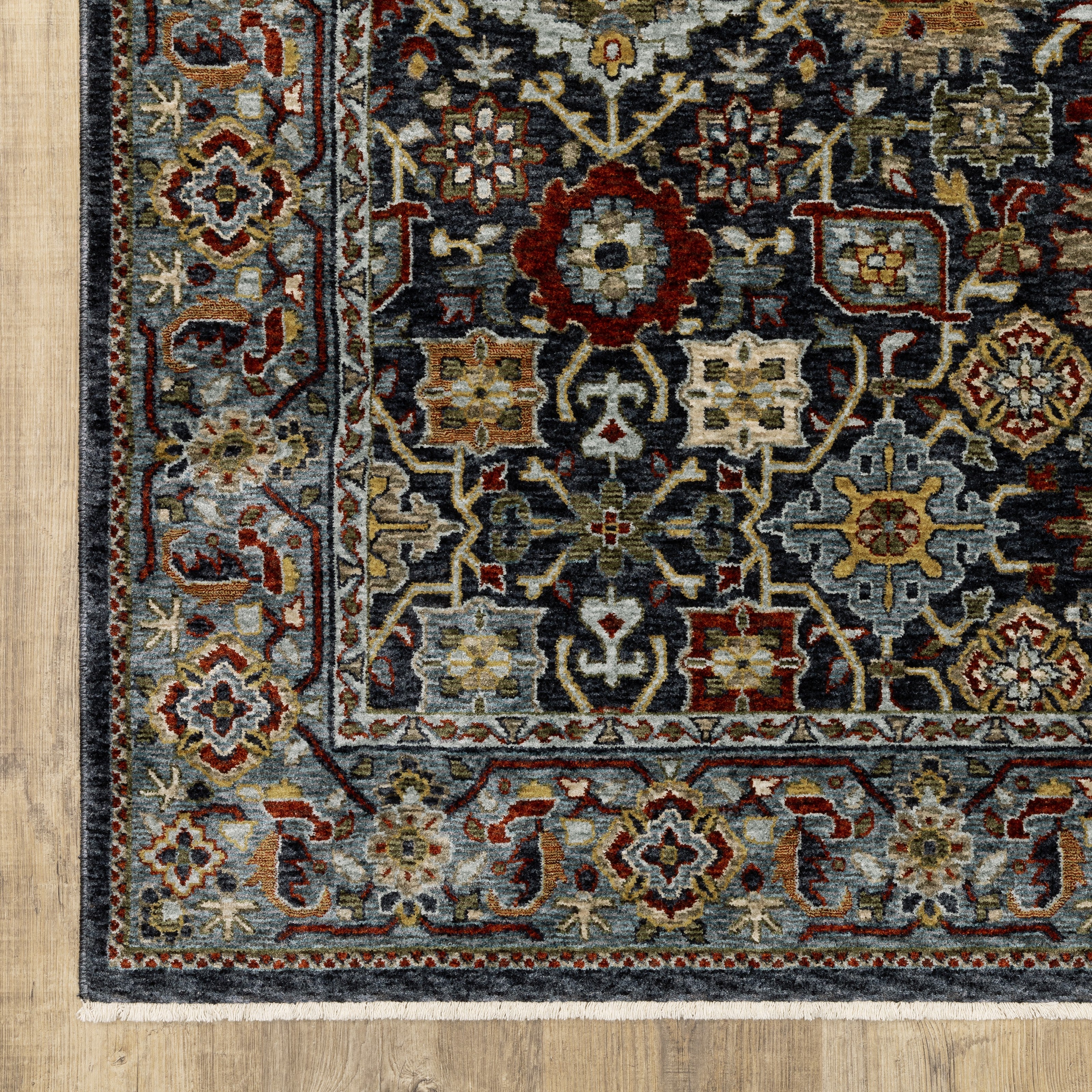 Aberdeen 4922D Blue/ Multi Traditional Area Rug by Oriental Weavers