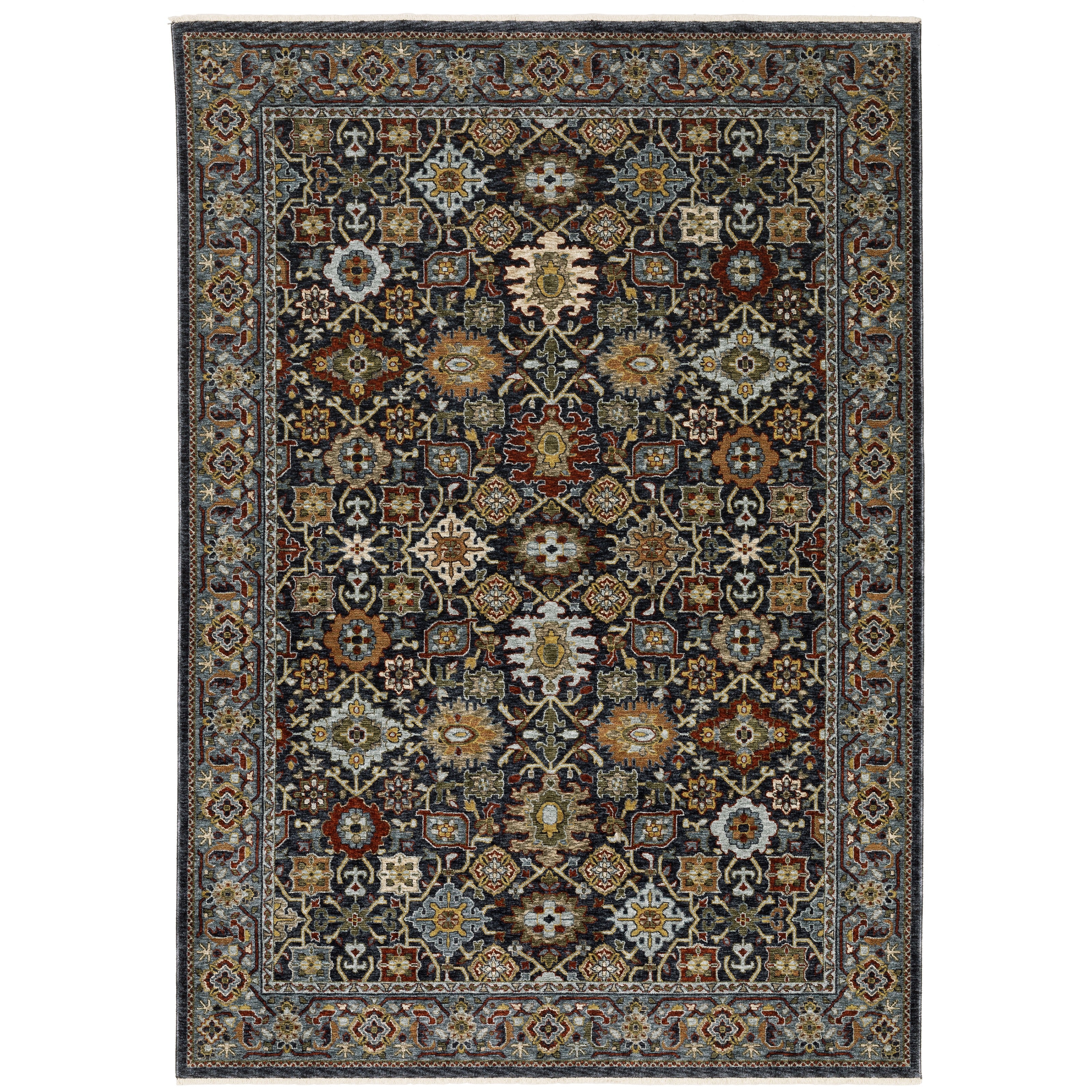 Aberdeen 4922D Blue/ Multi Traditional Area Rug by Oriental Weavers