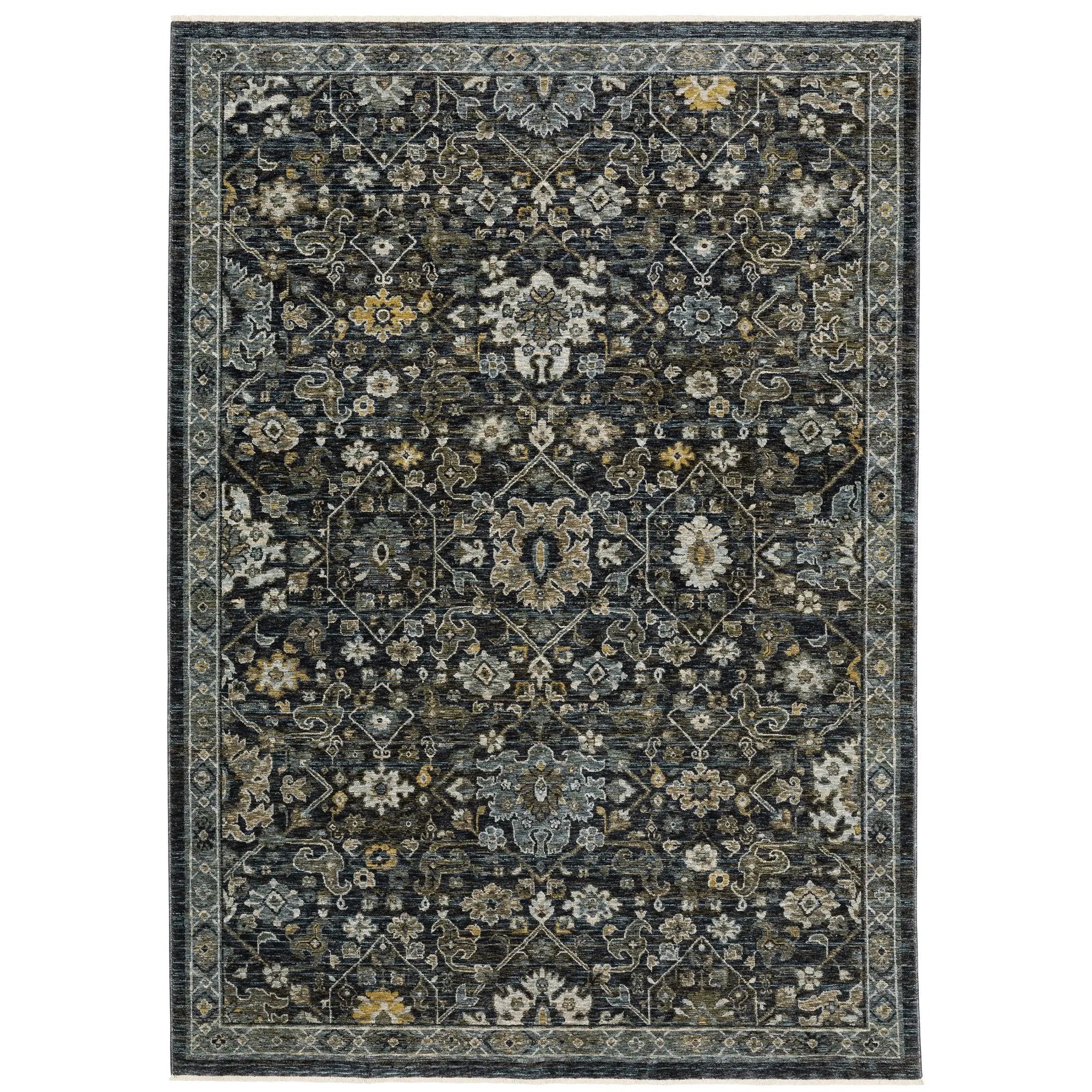 Aberdeen 533K1 Blue/ Light Blue Area Rug by Oriental Weavers