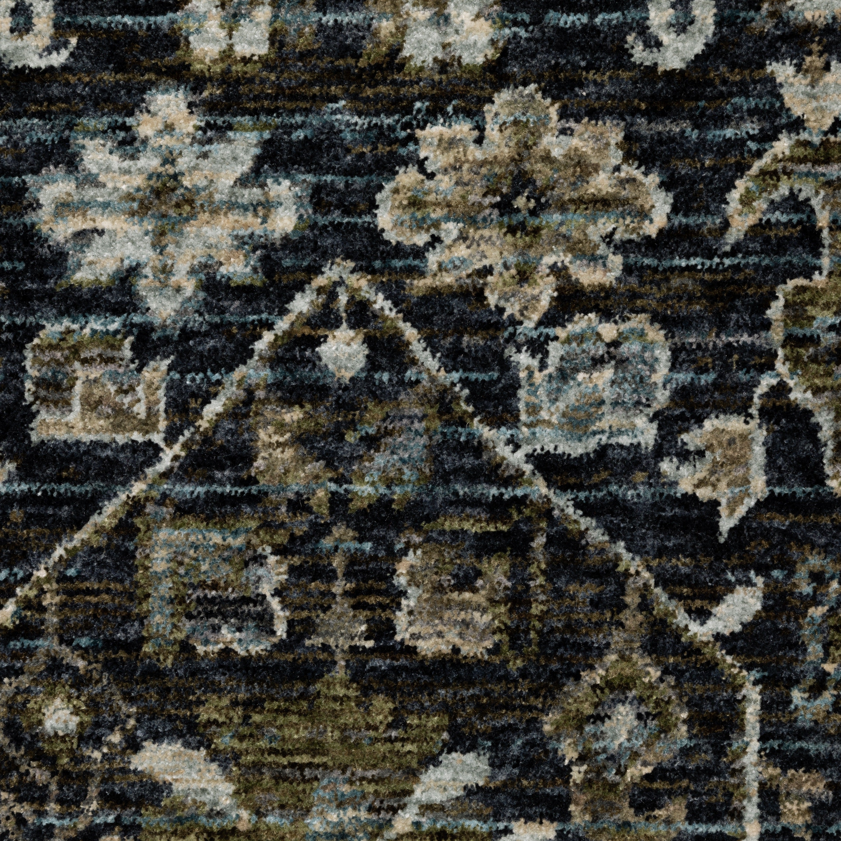 Aberdeen 533K1 Blue/ Light Blue Traditional Area Rug by Oriental Weavers
