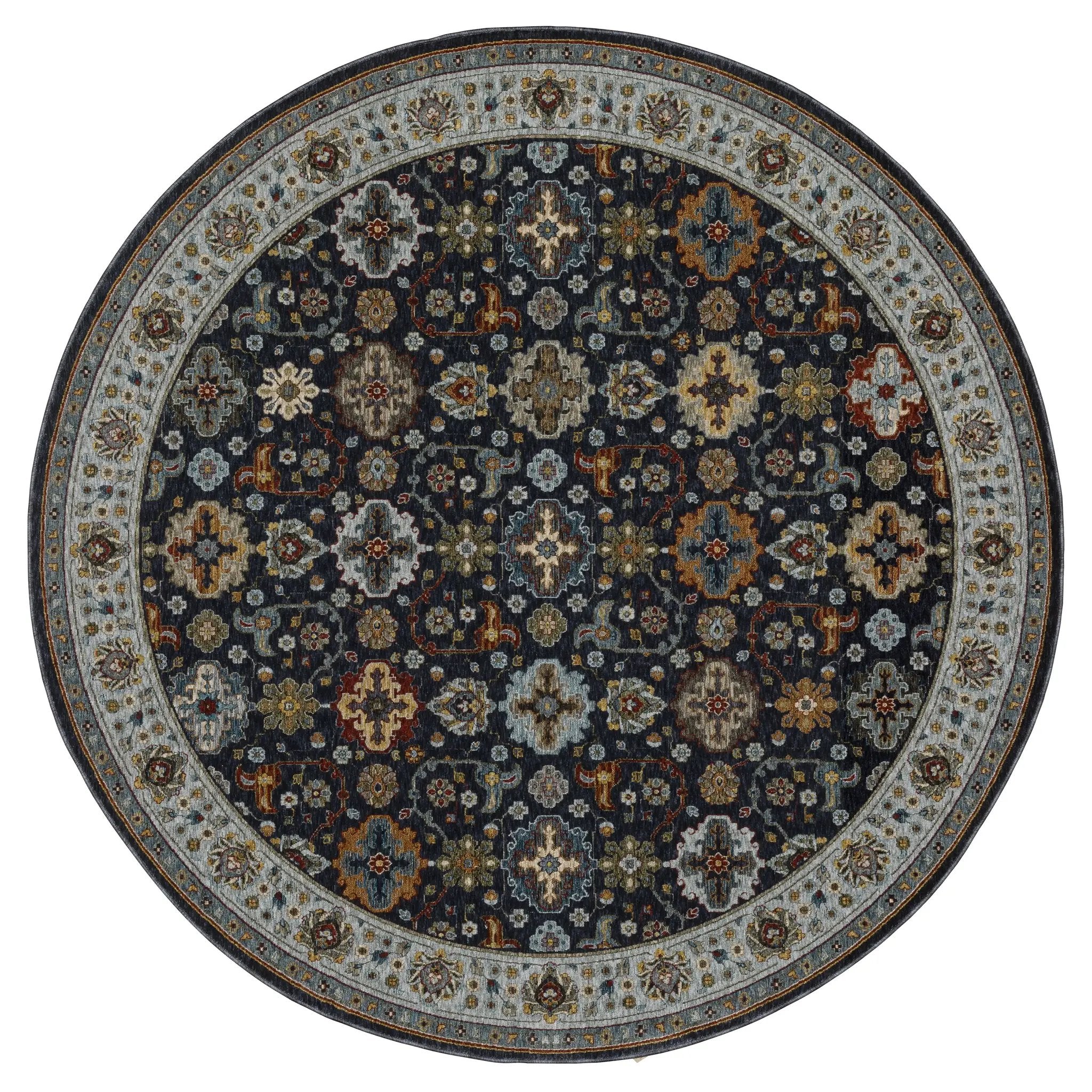 Aberdeen 561B1 Blue/ Multi Area Rug by Oriental Weavers