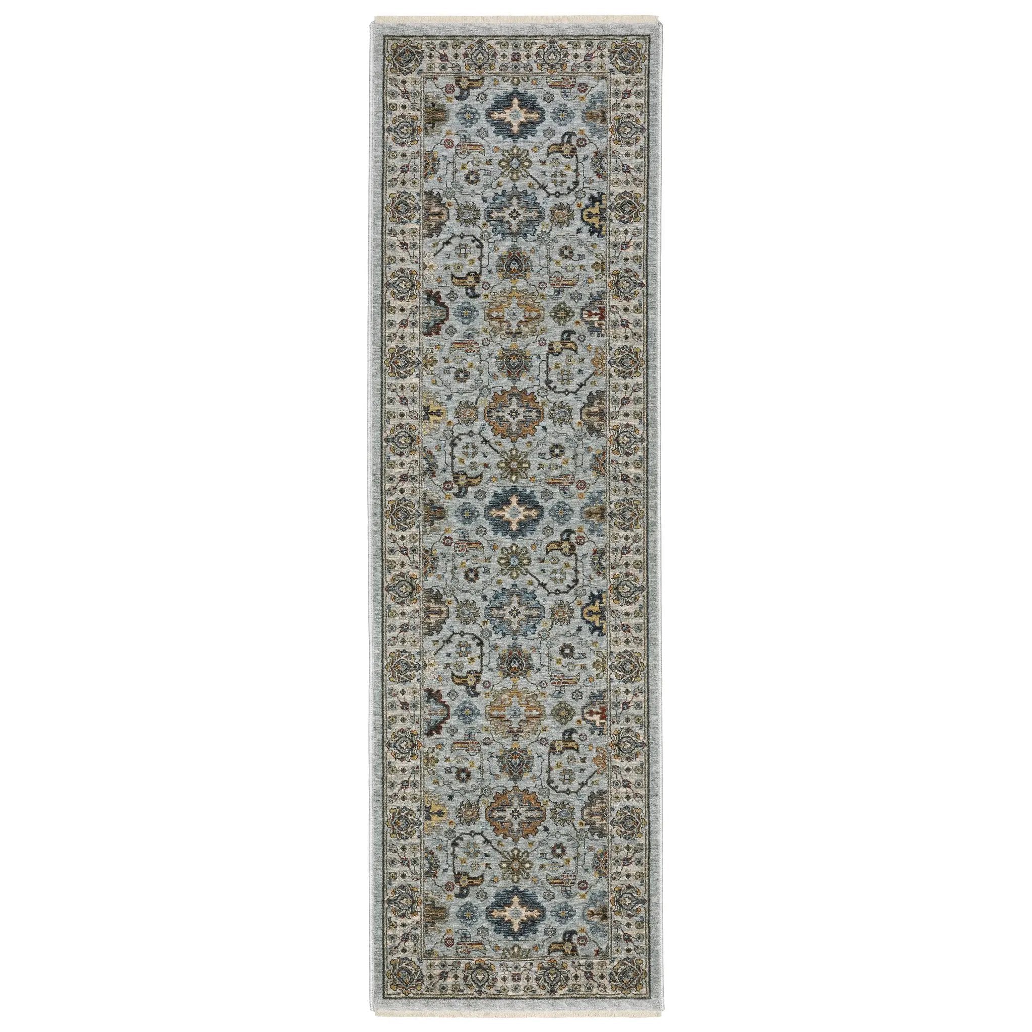 Aberdeen 561W1 Blue/ Beige Area Rug by Oriental Weavers