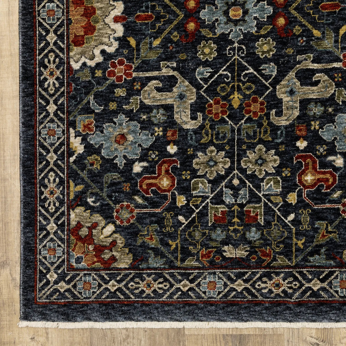 Aberdeen 006B1 Blue/ Multi Area Rug by Oriental Weavers