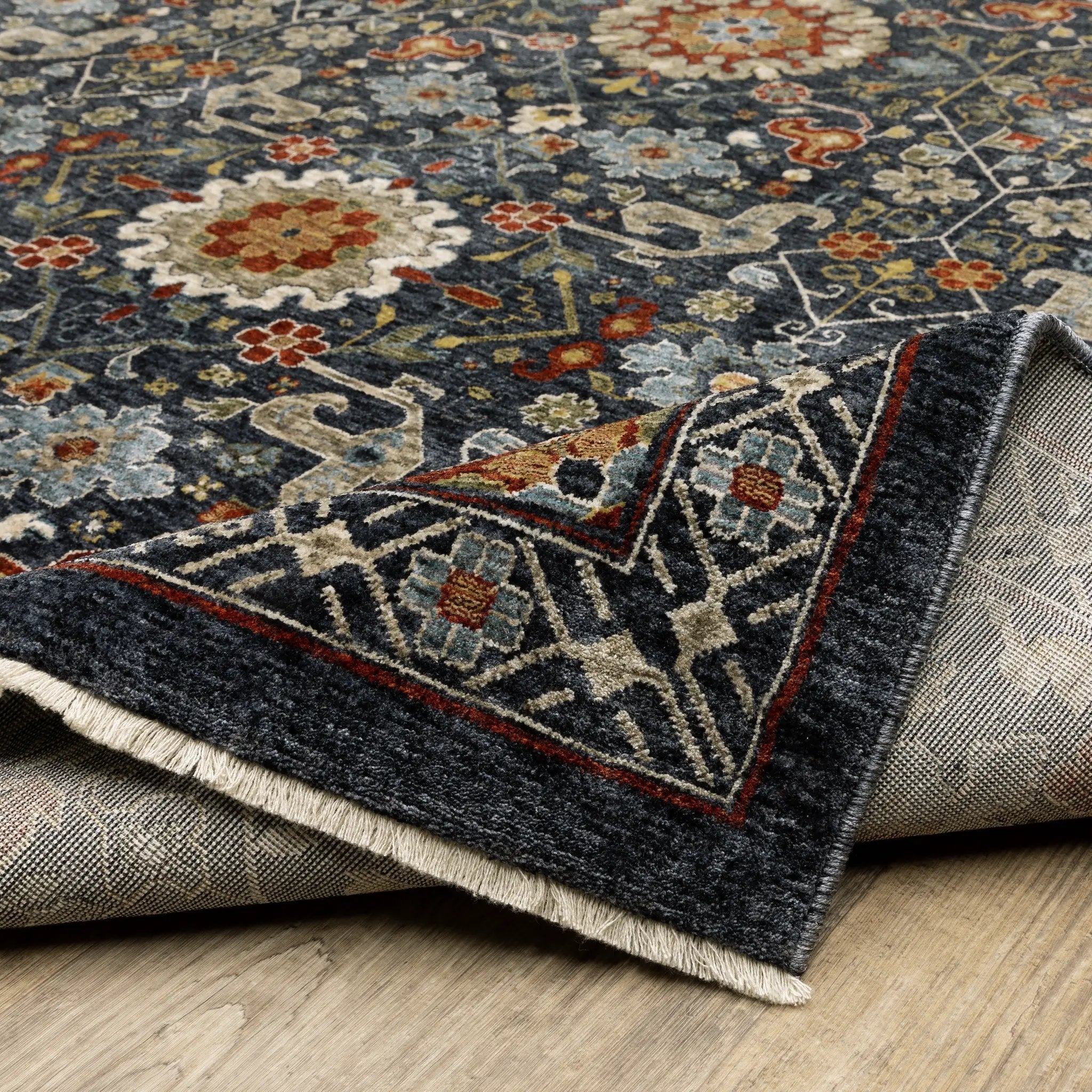 Aberdeen 006B1 Blue/ Multi Area Rug by Oriental Weavers