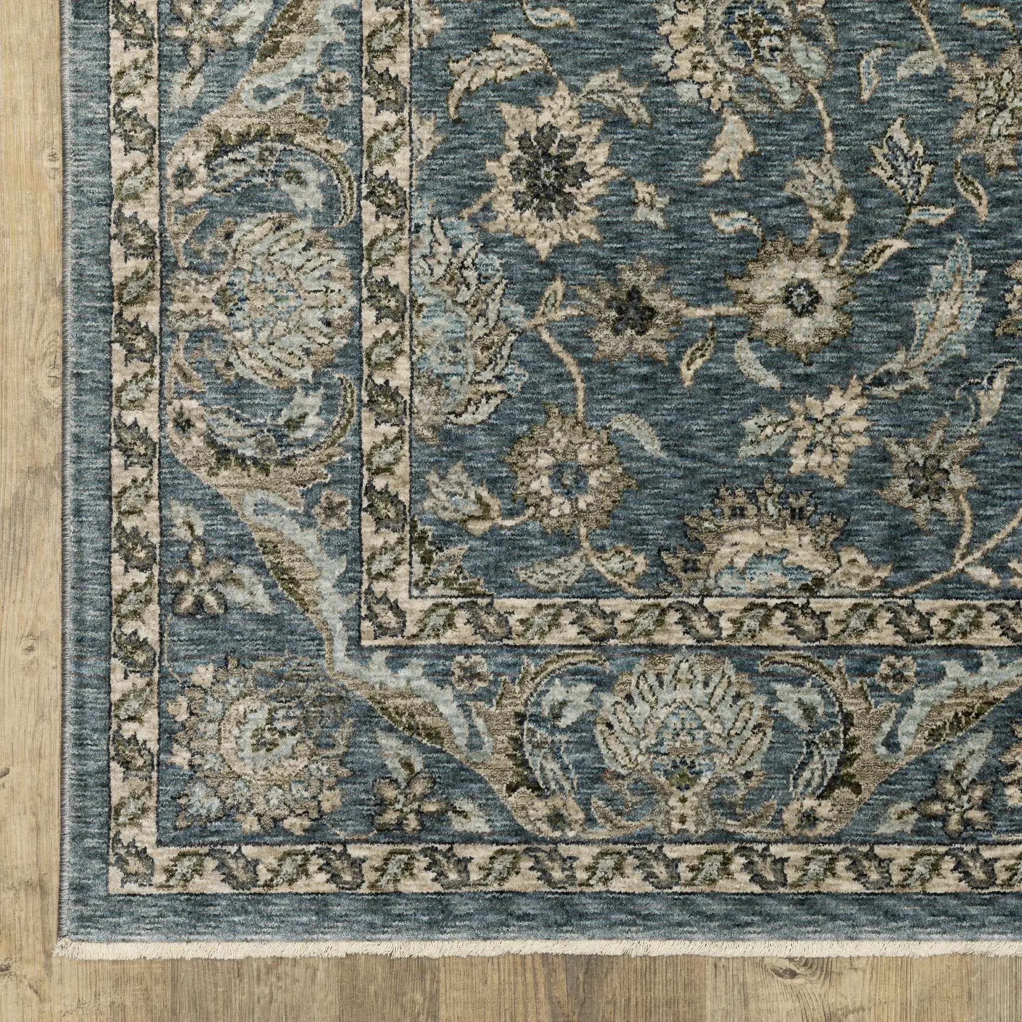 Aberdeen 070H1 Blue/ Beige Area Rug by Oriental Weavers