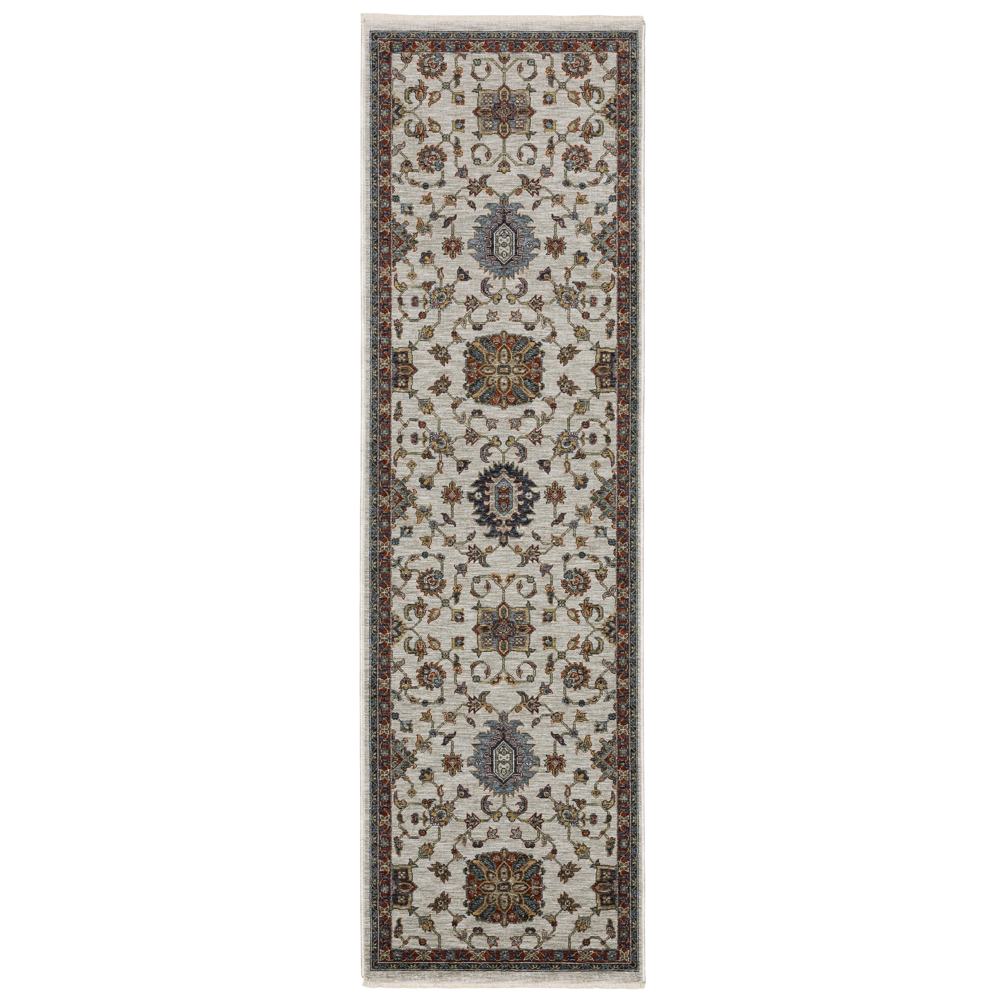 Aberdeen 751W1 Ivory/ Multi Traditional Area Rug by Oriental Weavers