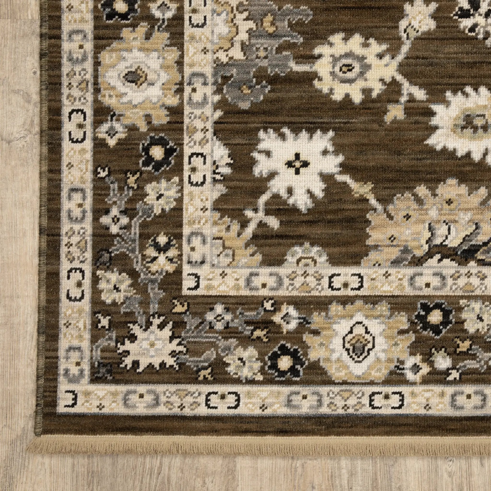 Acacia ACA01 Brown/ Tan Area Rug by Oriental Weavers