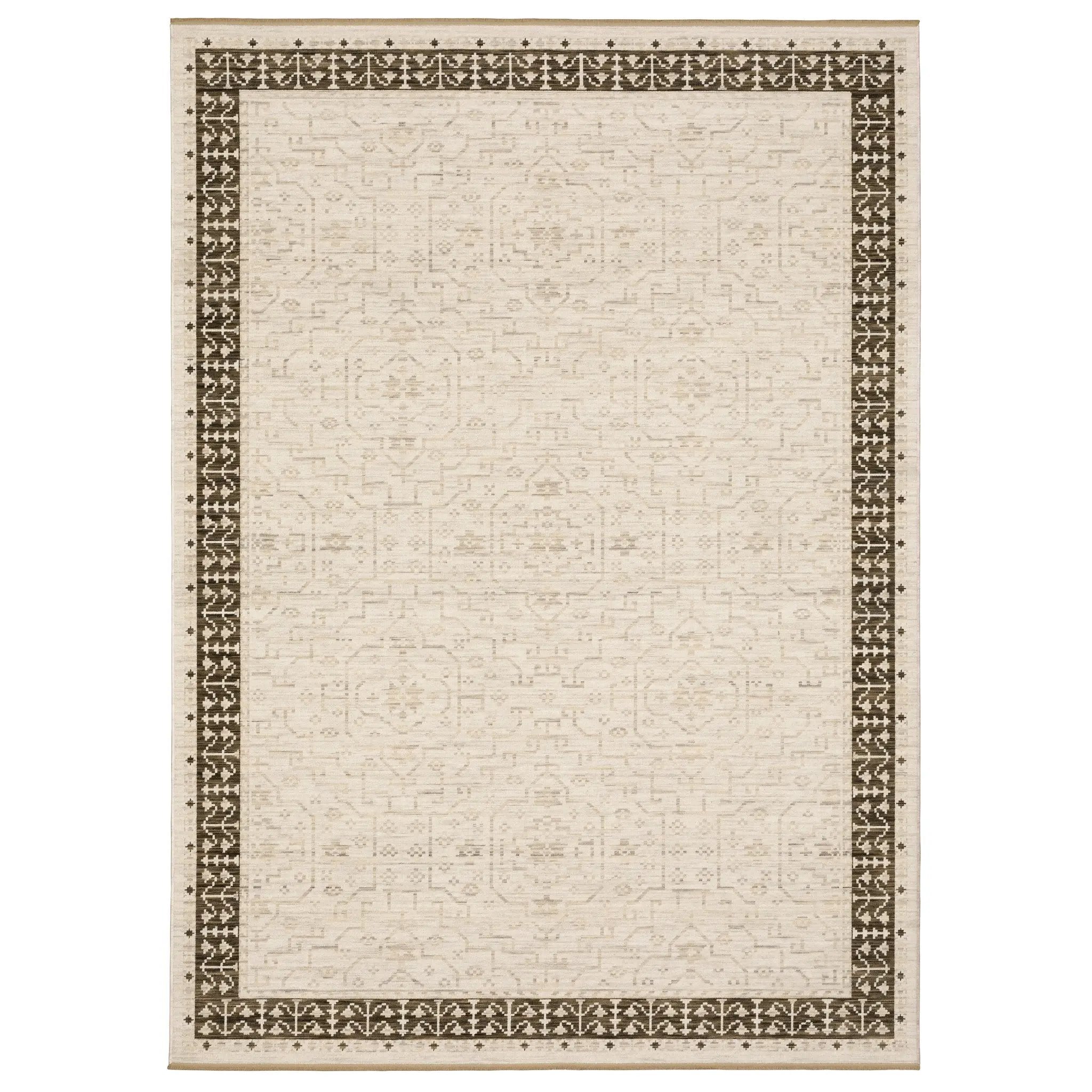 Acacia ACA02 Beige/ Brown Area Rug by Oriental Weavers