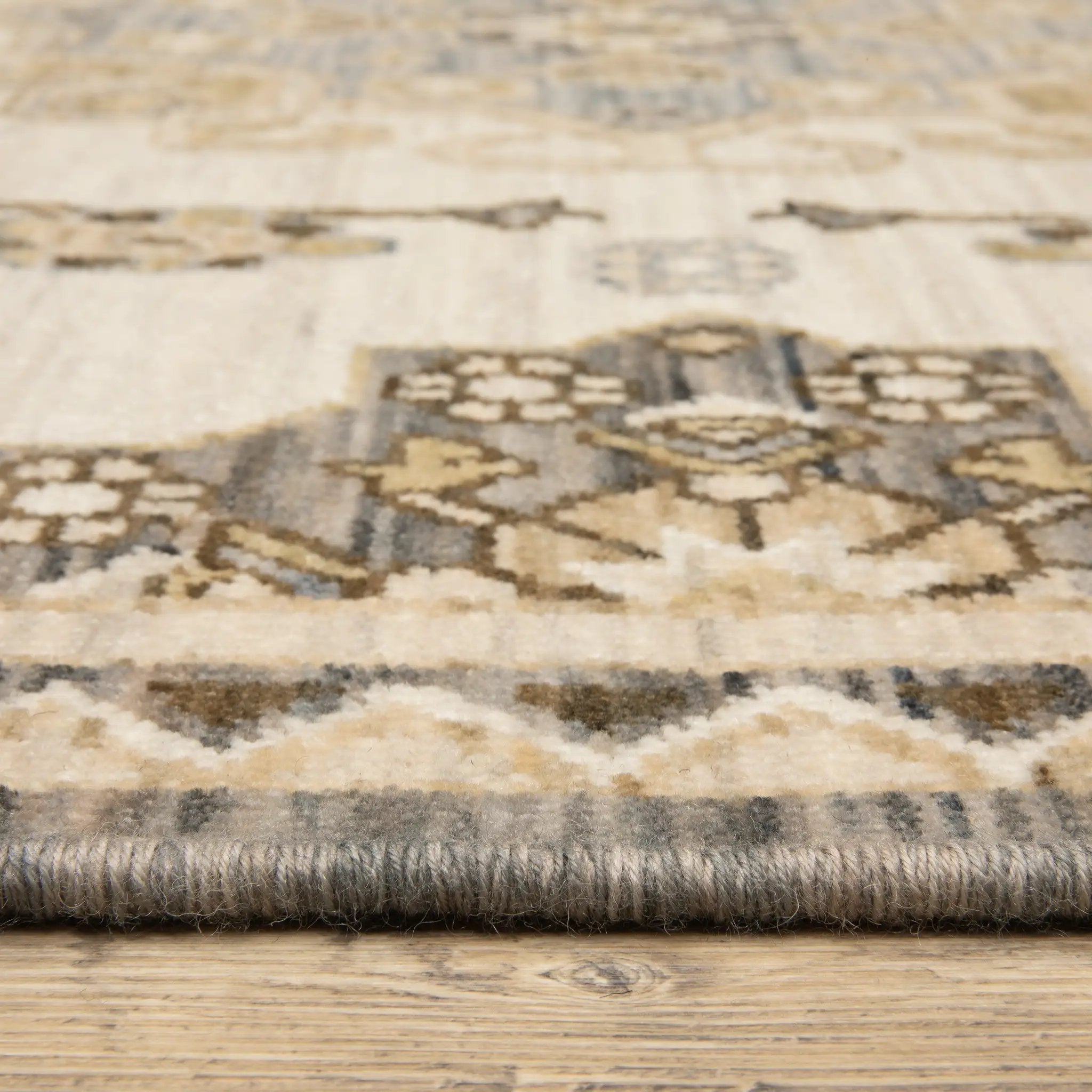 Acacia ACA03 Tan/ Grey Area Rug by Oriental Weavers