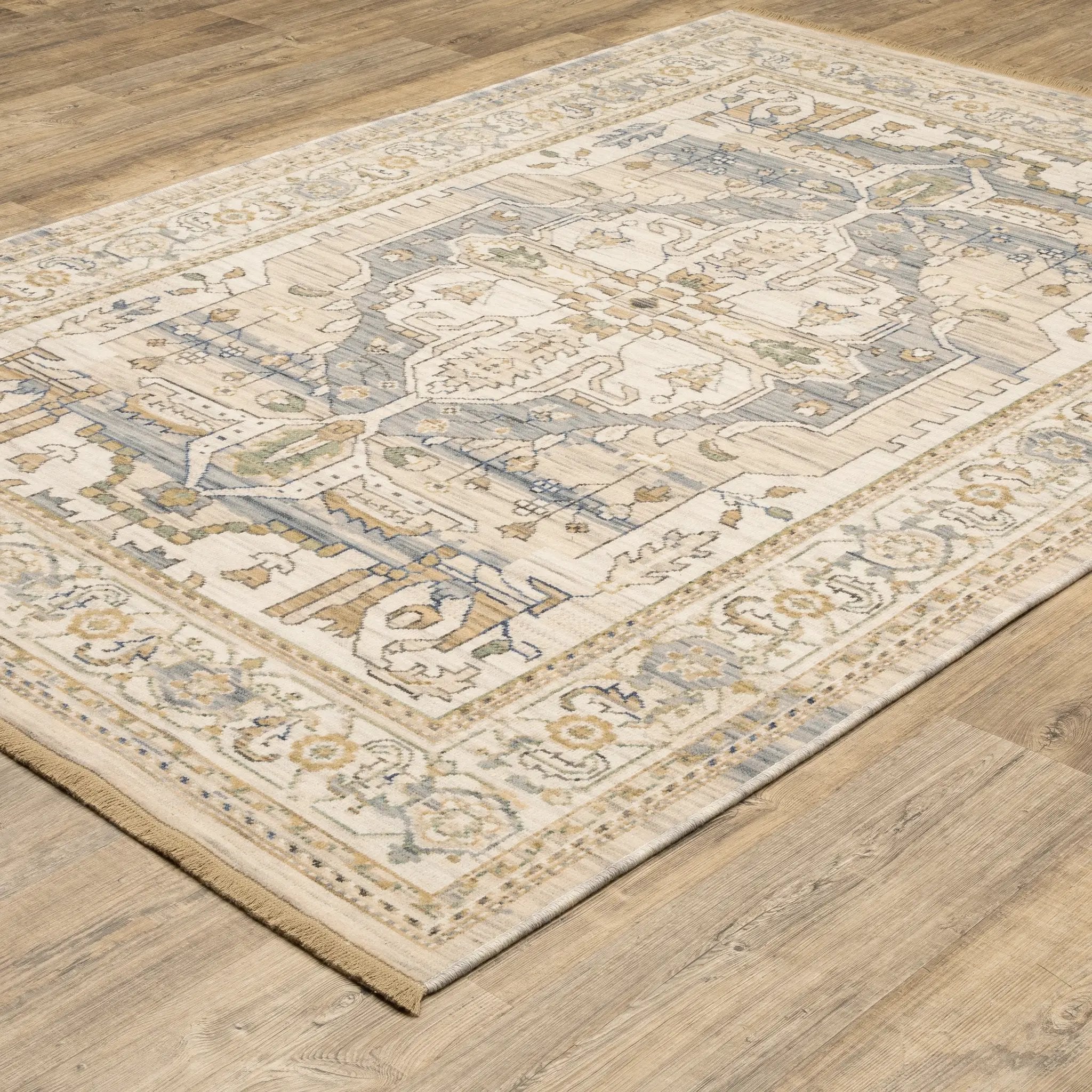 Acacia ACA07 Beige/ Grey Area Rug by Oriental Weavers