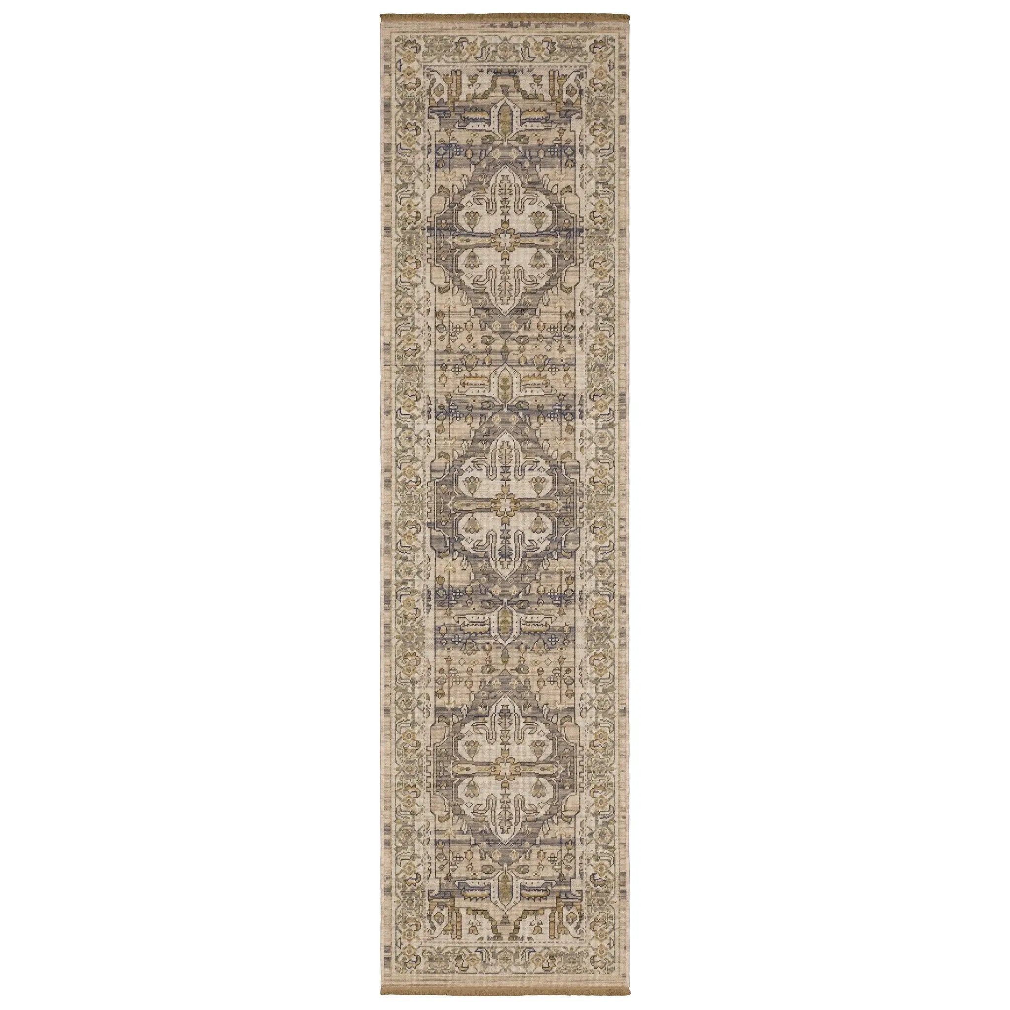 Acacia ACA07 Beige/ Grey Area Rug by Oriental Weavers