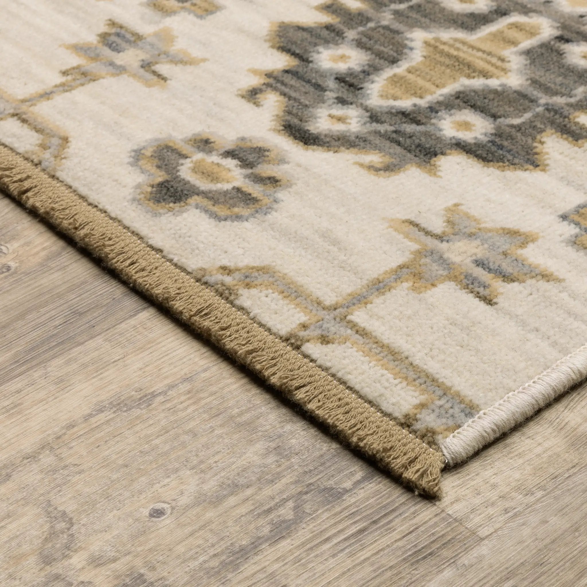 Acacia ACA11 Beige/ Gold Area Rug by Oriental Weavers