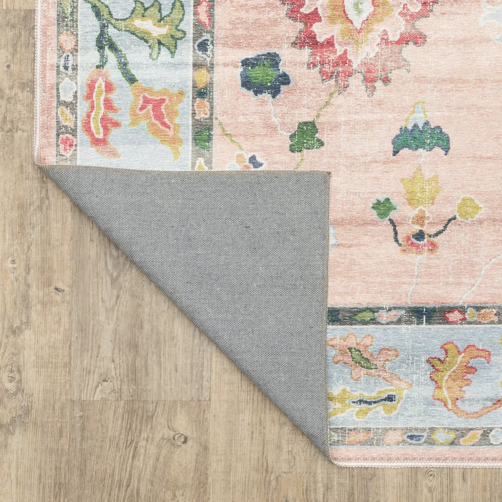 Addison ADD01 Pink/ Blue Area Rug by Oriental Weavers