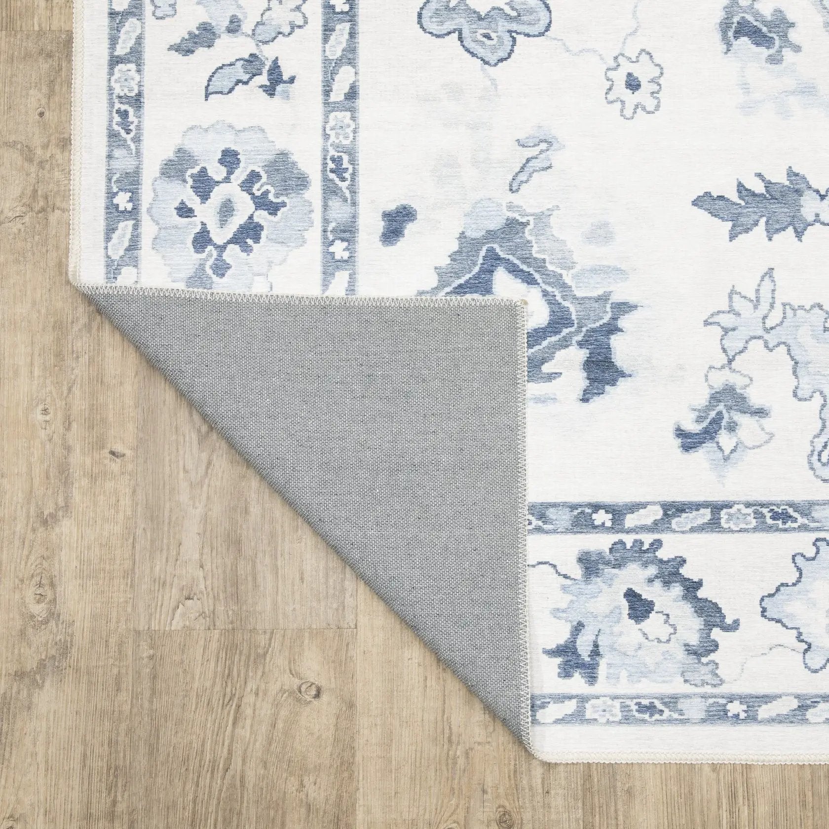 Addison ADD02 Ivory/ Blue Area Rug by Oriental Weavers