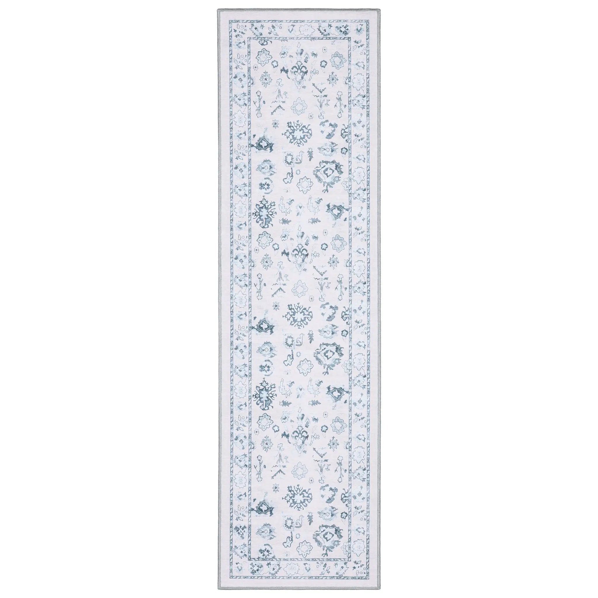 Addison ADD02 Ivory/ Blue Area Rug by Oriental Weavers